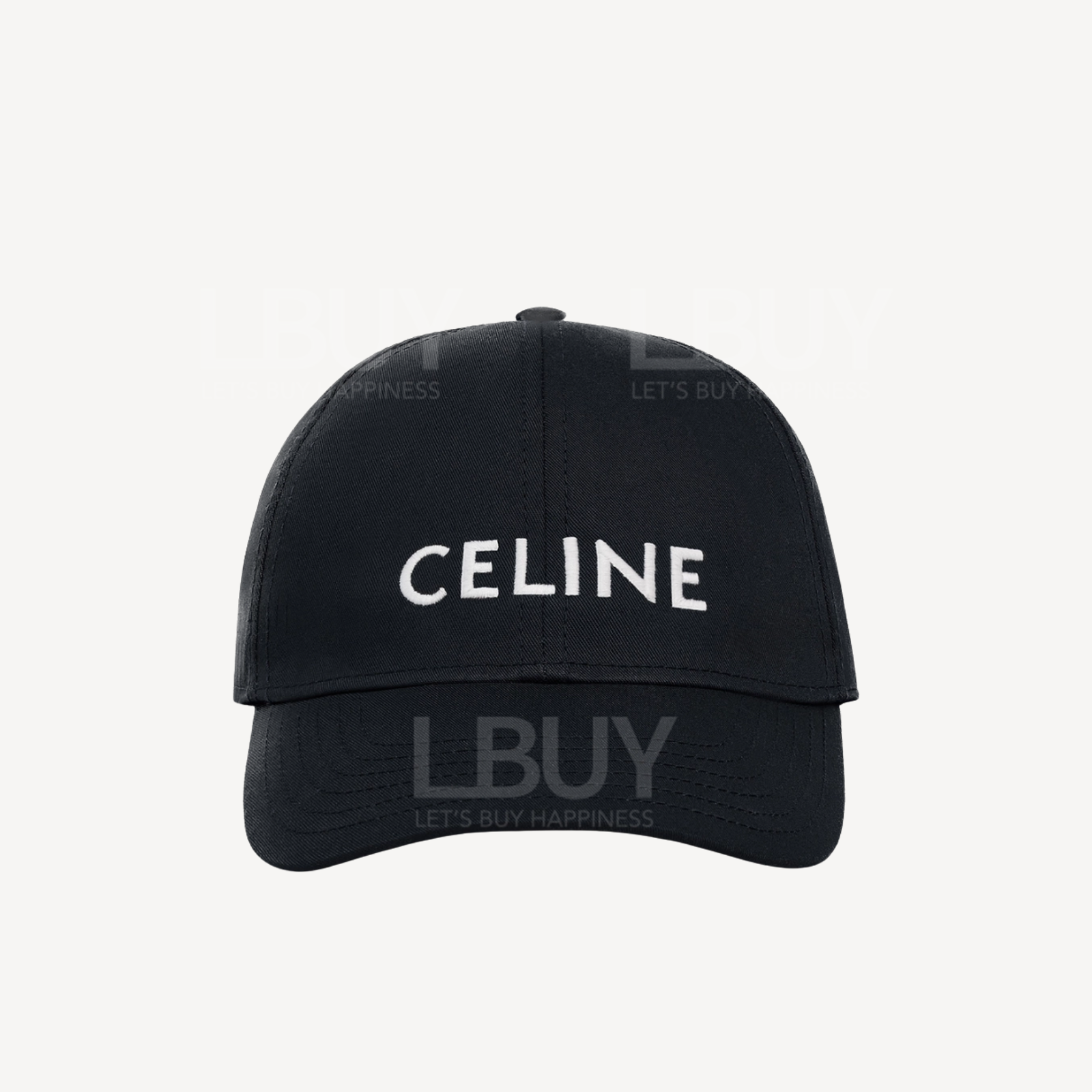 Celine Cotton Baseball Cap Tan