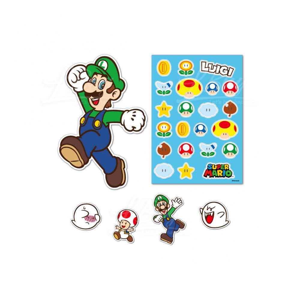 Super Mario decoration sticker (Luigi)