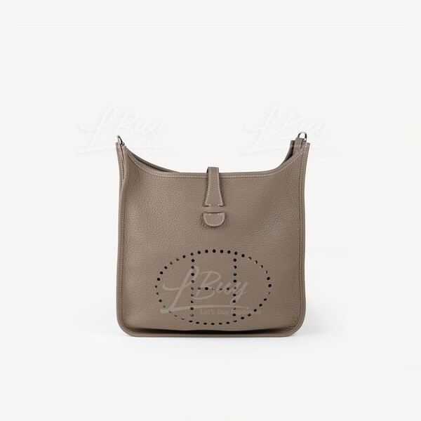 希少♡上品でエレガント【HERMES】Evelyne 29 PM Etoupe Hermes Evelyne III 29 Bag Etoupe in Taurillon Clemence