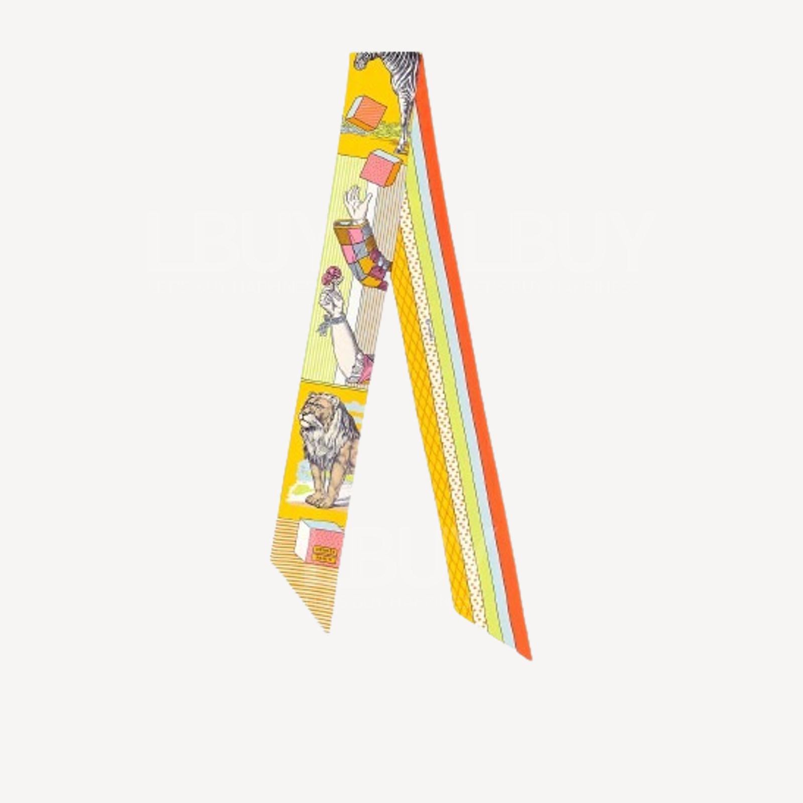 Hermes Grand Theatre Nouveau Twilly Soleil Vert Fluo Multic