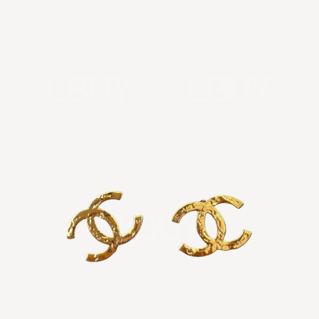 Chanel CC Logo 金色耳環 ABC502