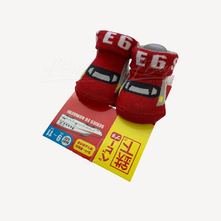 Shinkansen Series E6 Cotton Baby Socks (Size: 9-11 cm)