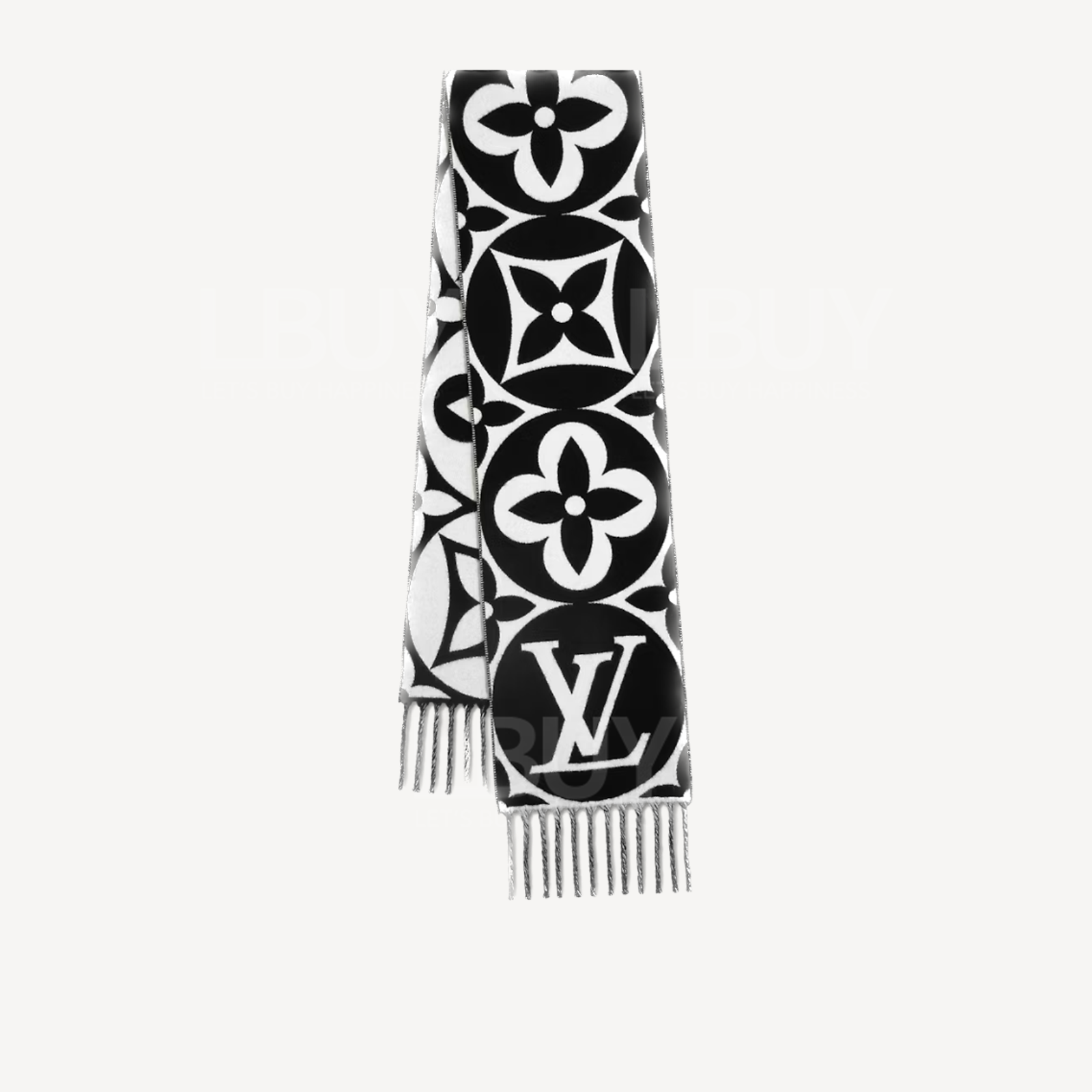 LV Flight Mode IV Medallion Scarf BlackM79212