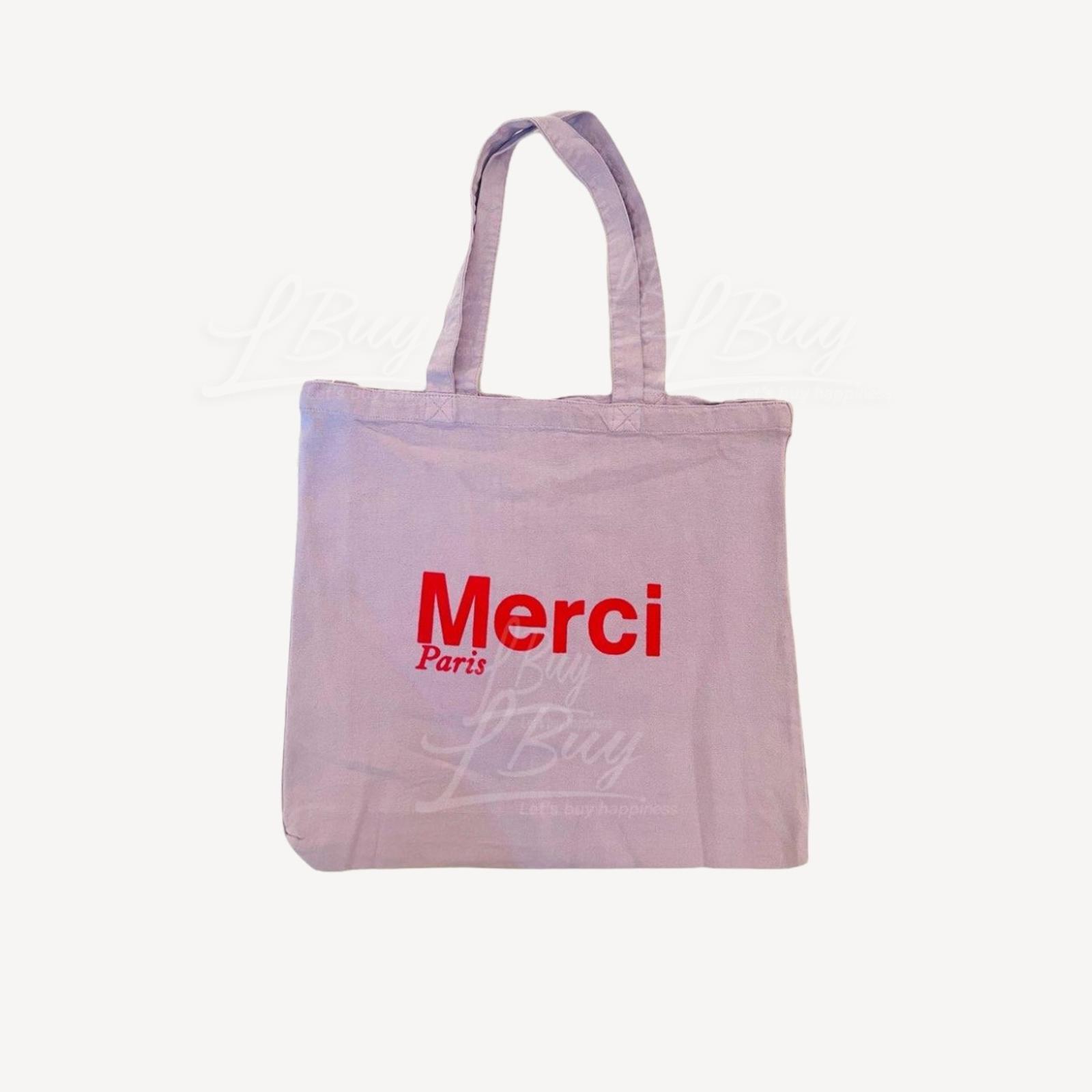 Merci Hickory tote bag purple