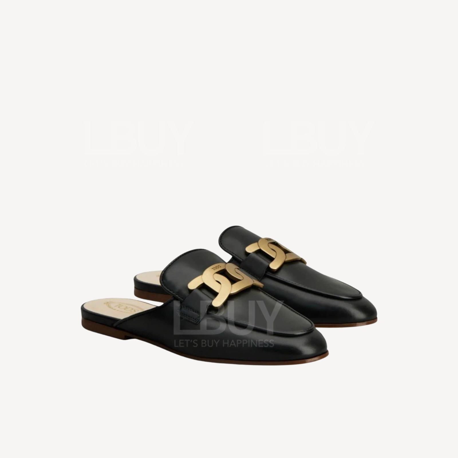 Tod’s 皮革祼跟鞋 黑色