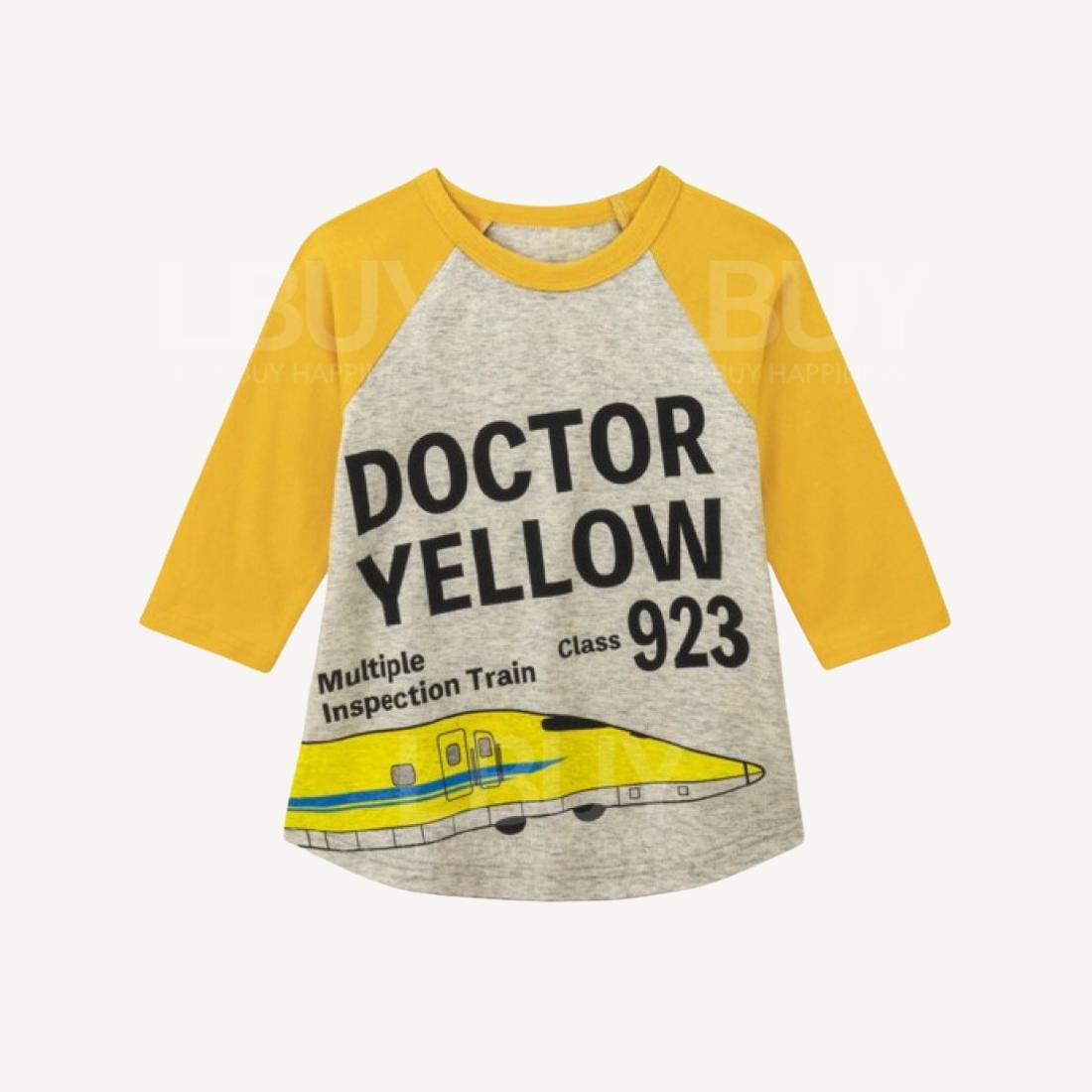 Dr Yellow 923 Three-Quarter Sleeve Tee (Size: 100-130)