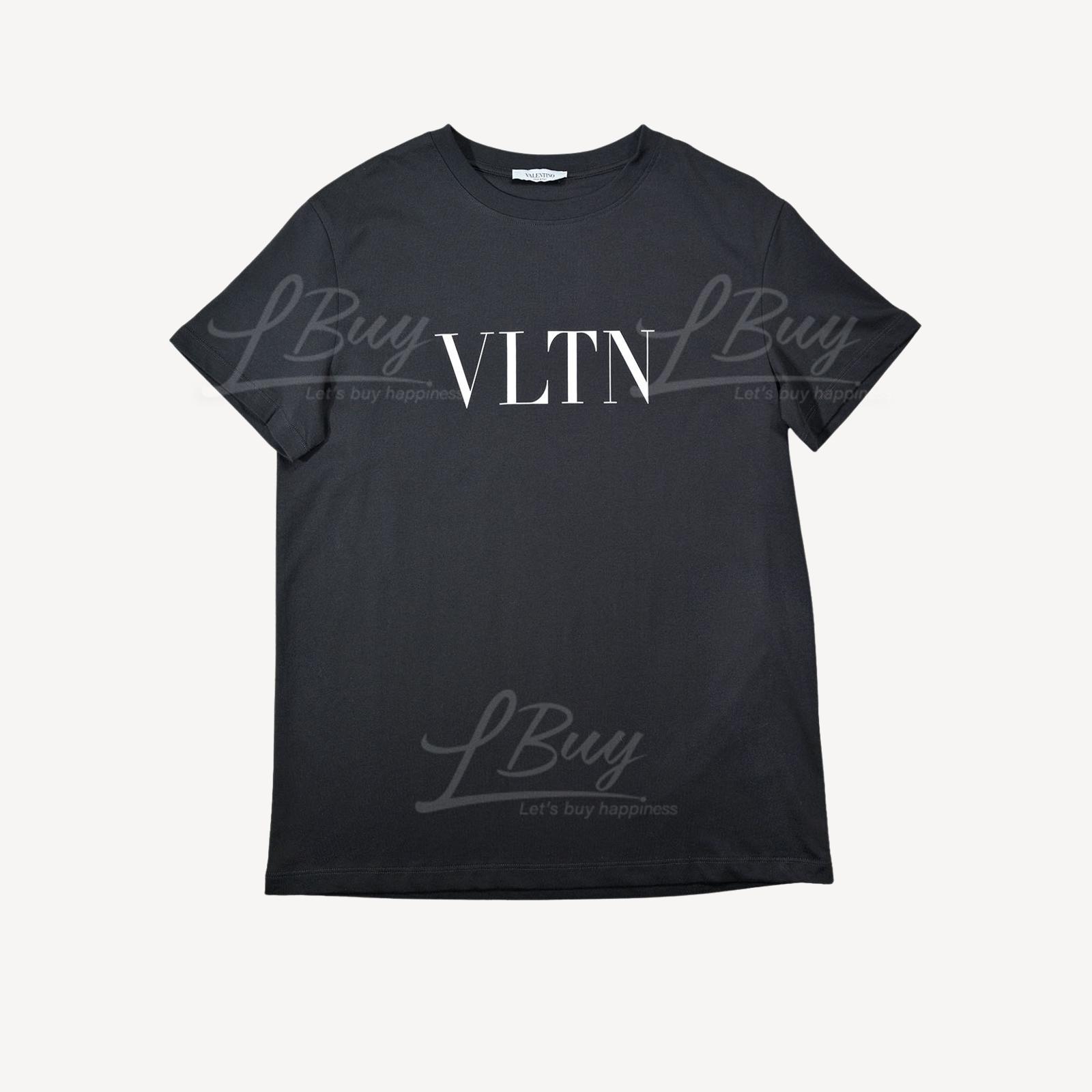 Valentino VLTN Men Cotton Short Sleeve T-Shirt Black