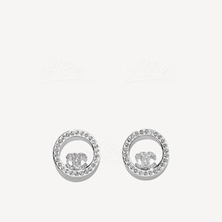 Chanel 圓型CC Logo Earrings A96562