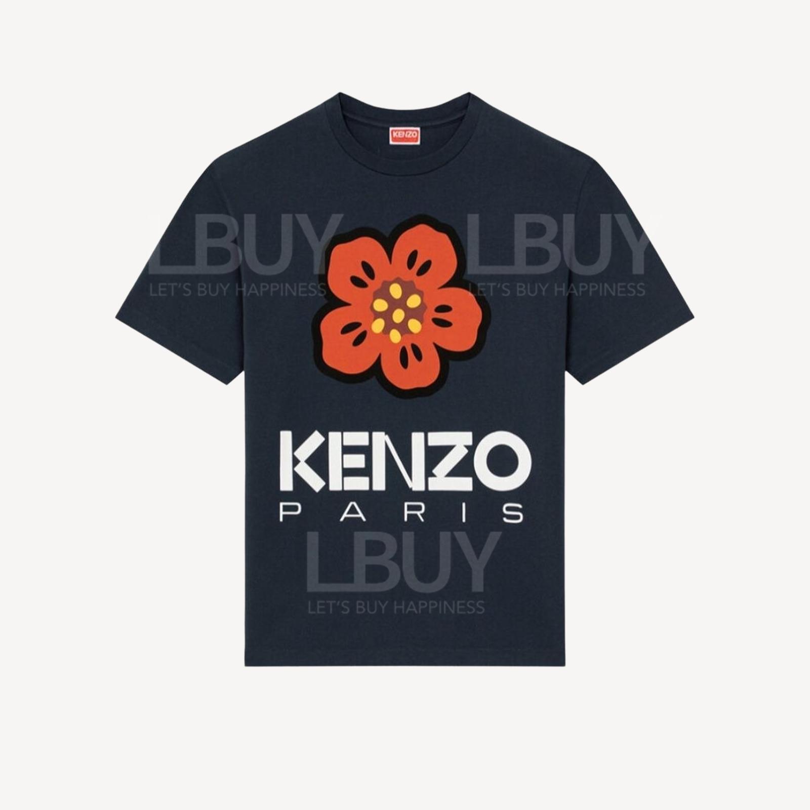 Kenzo 男裝BOKE FLOWER' T-SHIRT Midnight Blue
