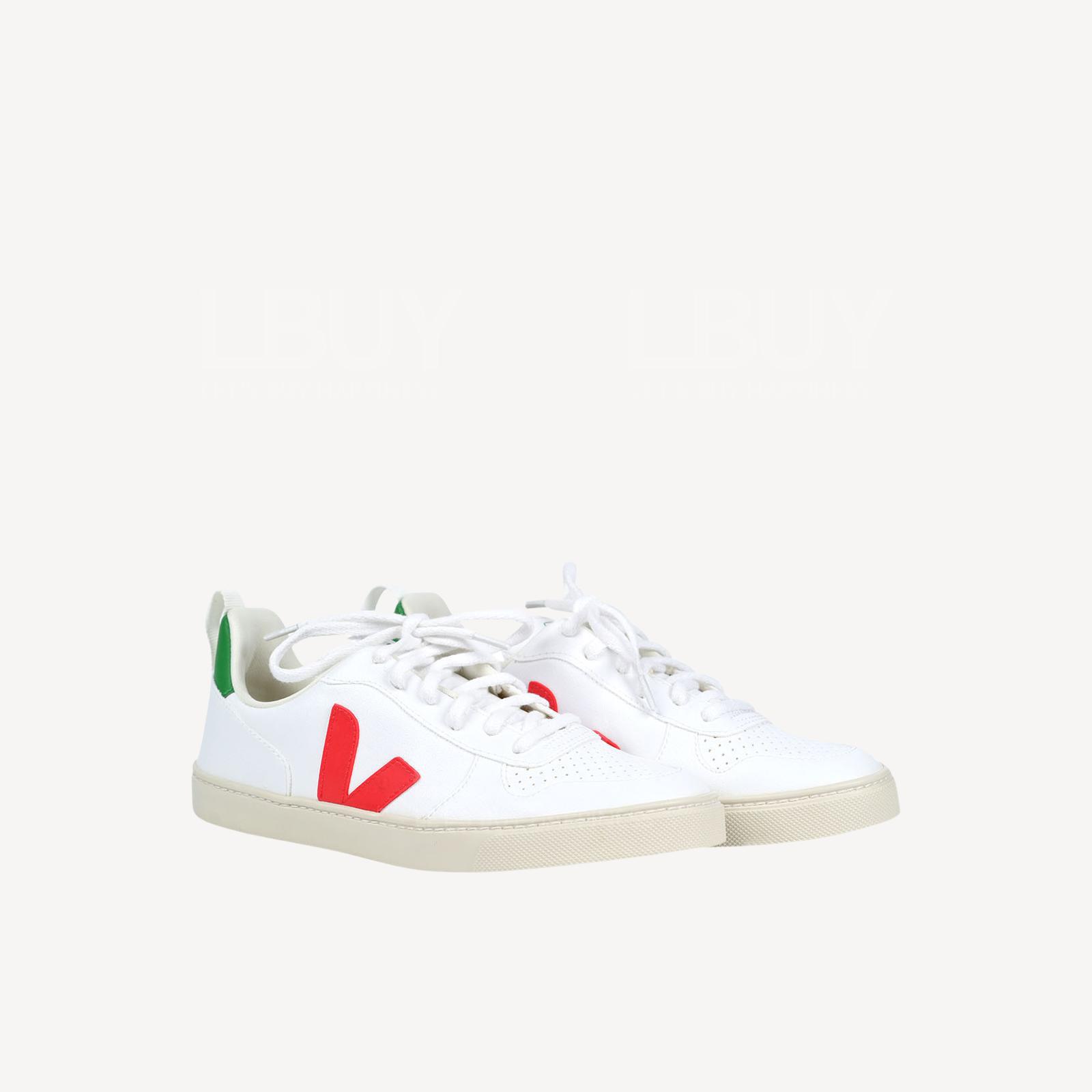 Veja Small V-10 紅V小白鞋