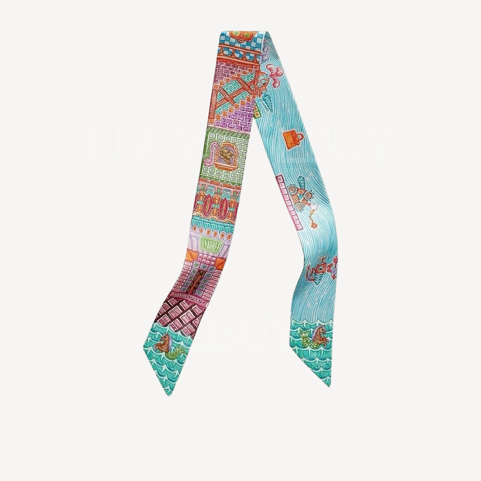 TWILLY TWILL 100% SOIE SUPER SILK QUEST UM/ROSE/TURQU