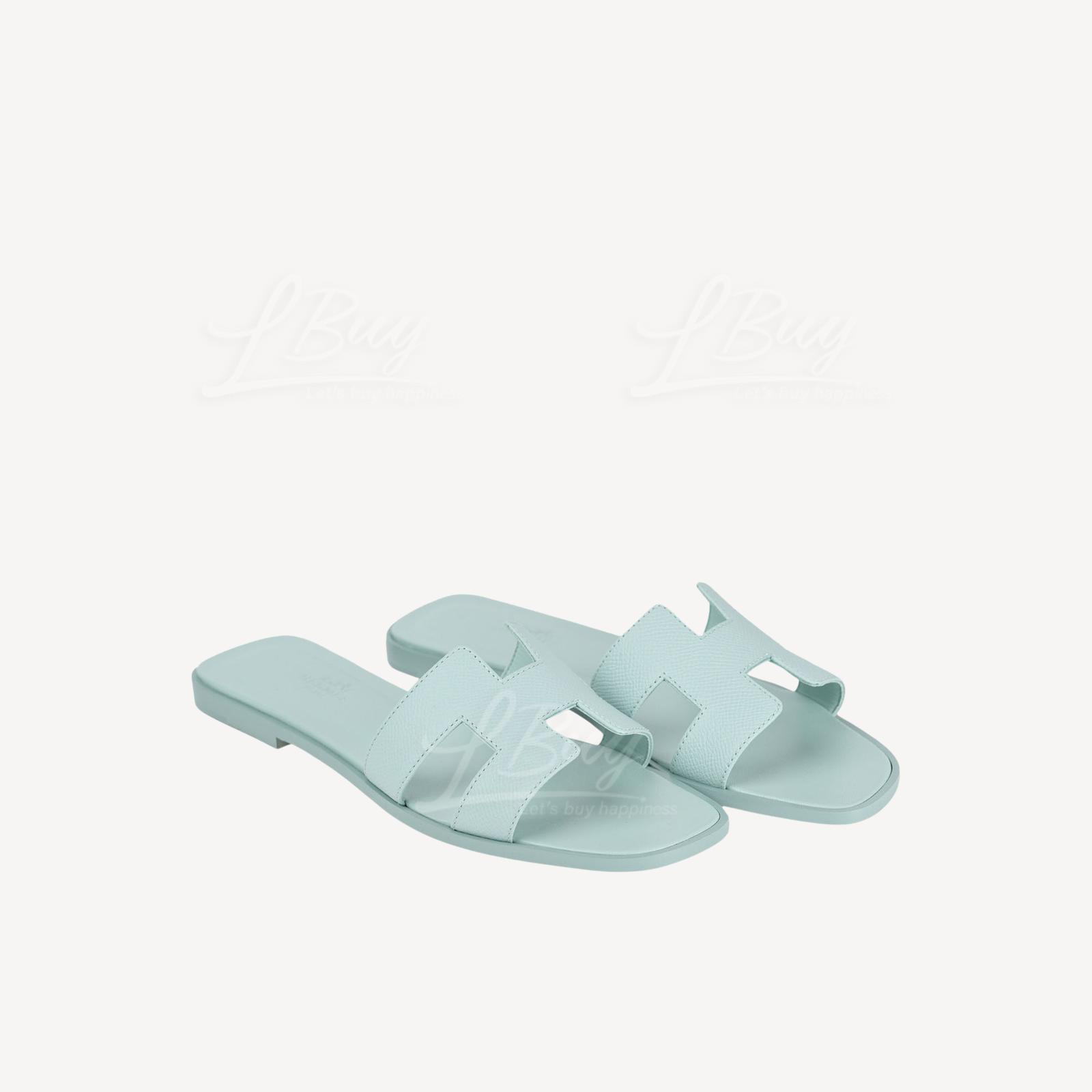 Hermes Oran Sandal 涼鞋 海沫綠 Size 37.5