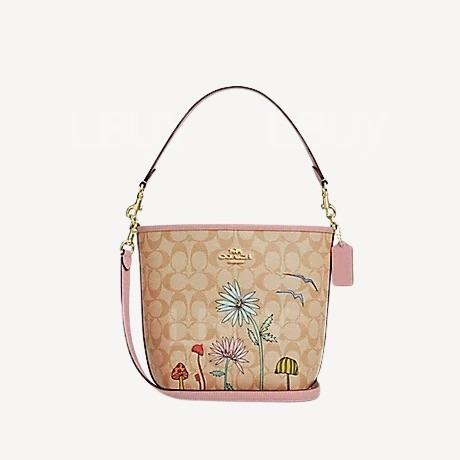 Coach x Observed By Us City Bucket Bag In Signature Canvas CU394IMOT4