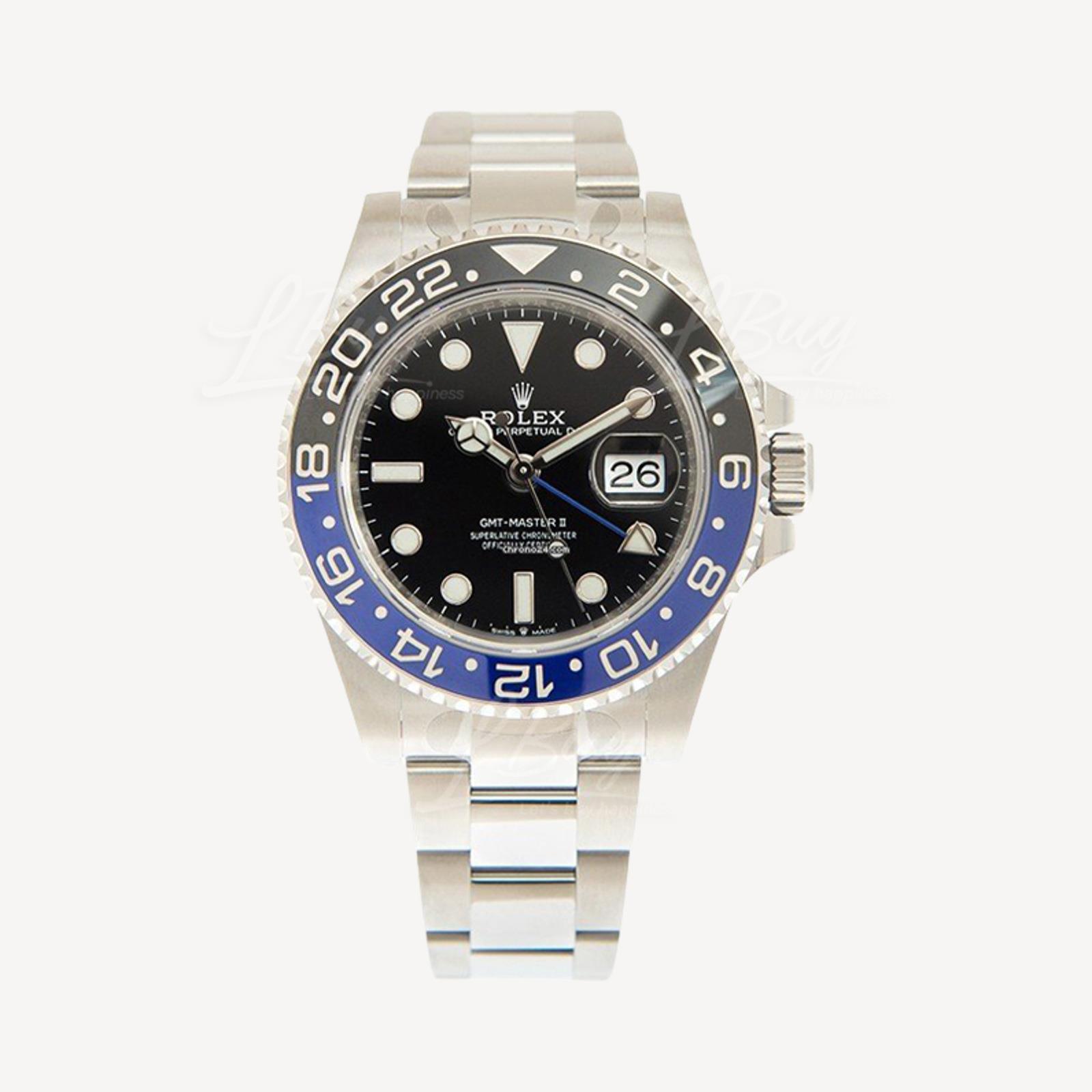 Rolex 126710BLNR GMT-Master II Batman Oyster Steel Case Oyster Bracelet Watch