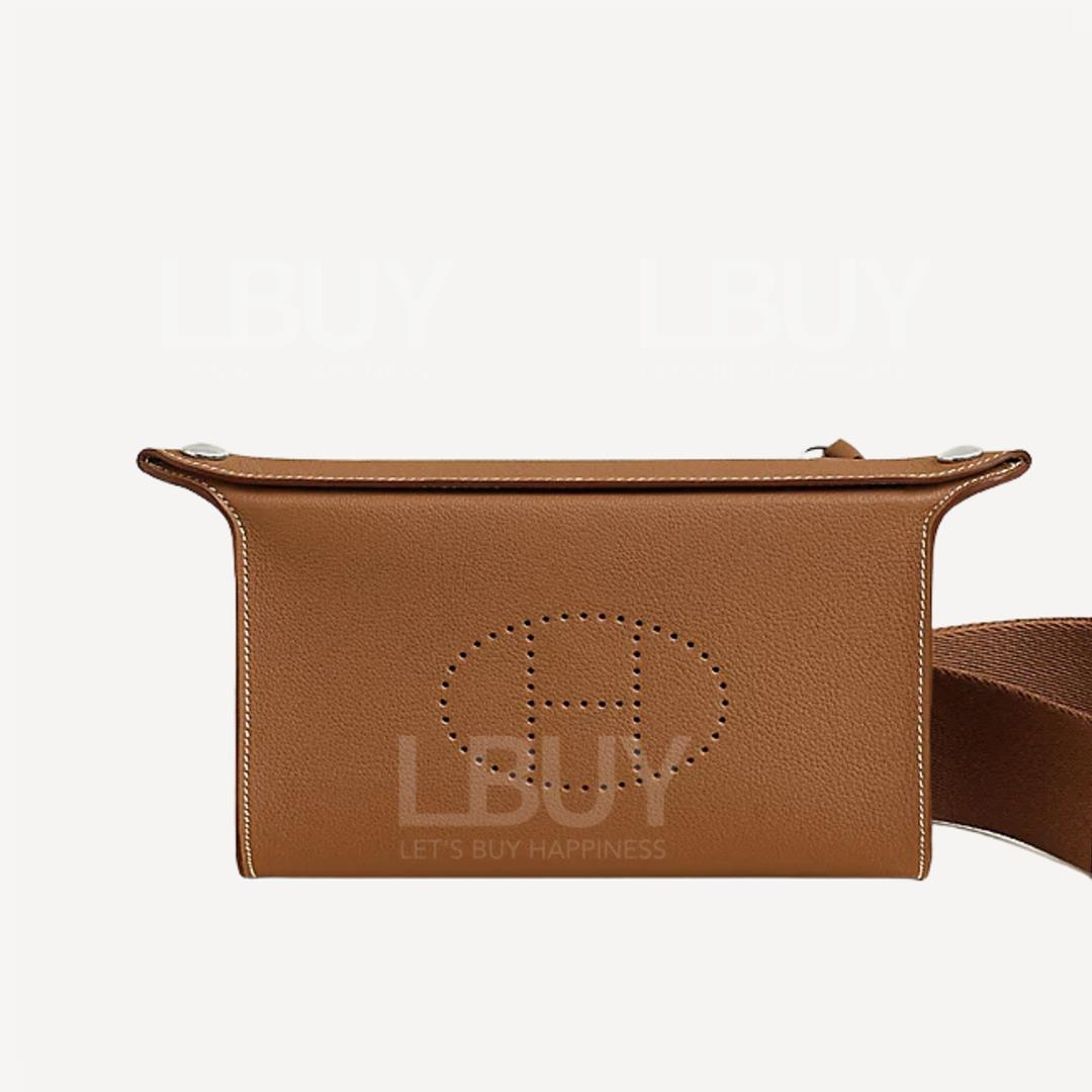 Hermes Videpoches bag 金色银扣