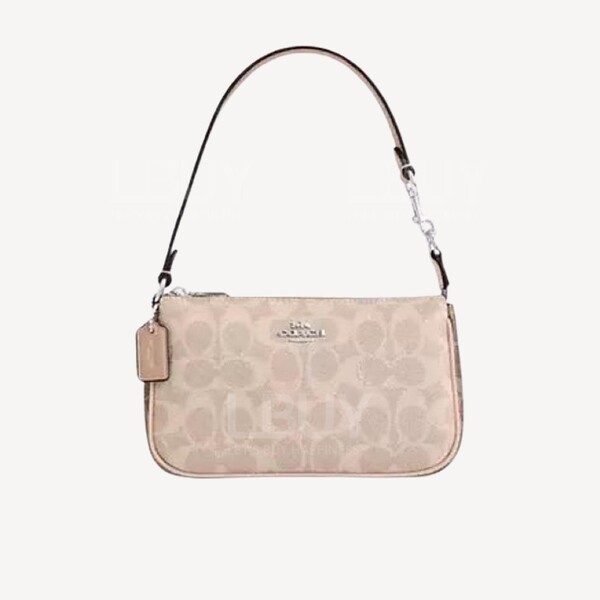Coach-Coach Nolita 19 In Blocked Signature Canvas