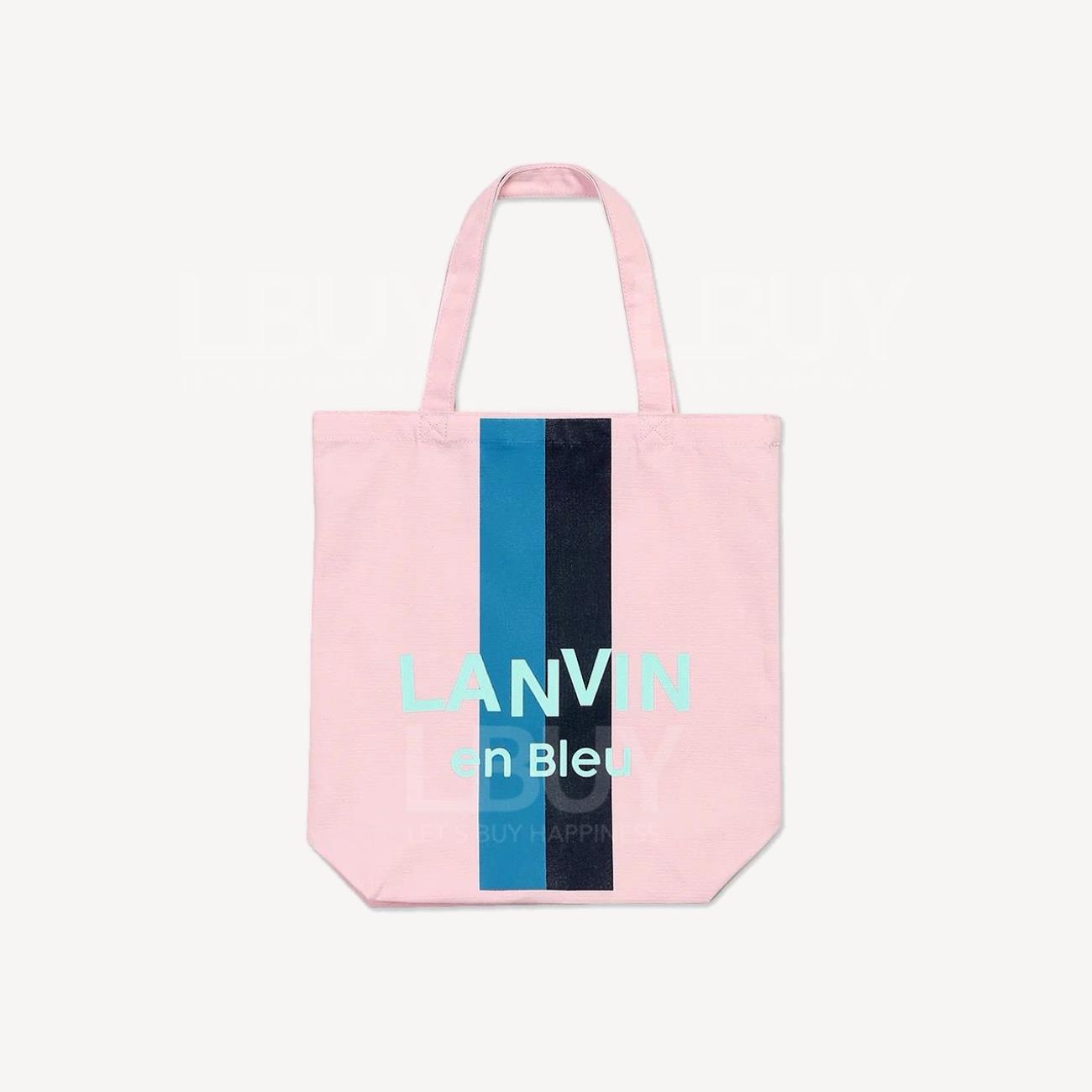 Lanvin eu Bleu Essential stripped tote bag