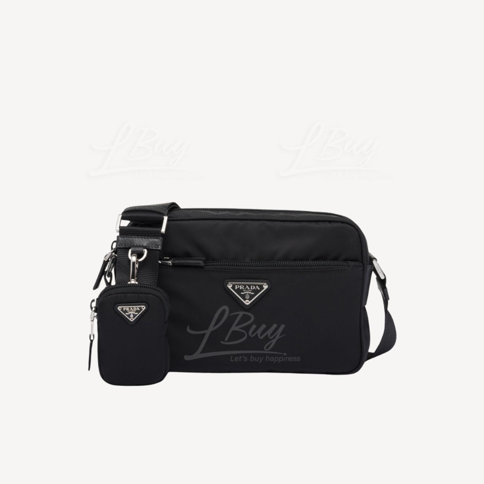 Prada Re-Nylon Shoulder Bag Black 1BC167