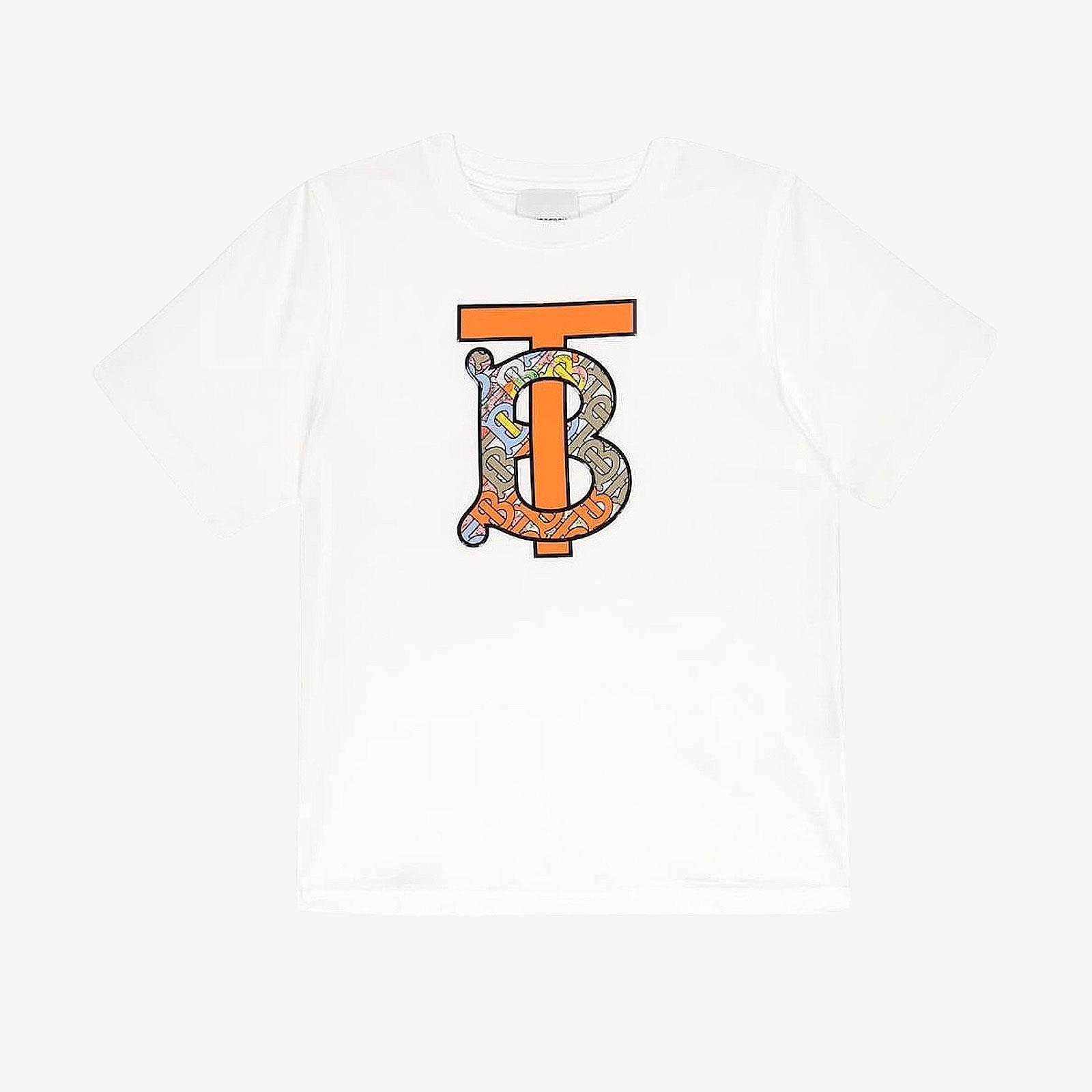 Burberry 新款彩色B字Logo Short Sleeves Tee T-Shirt