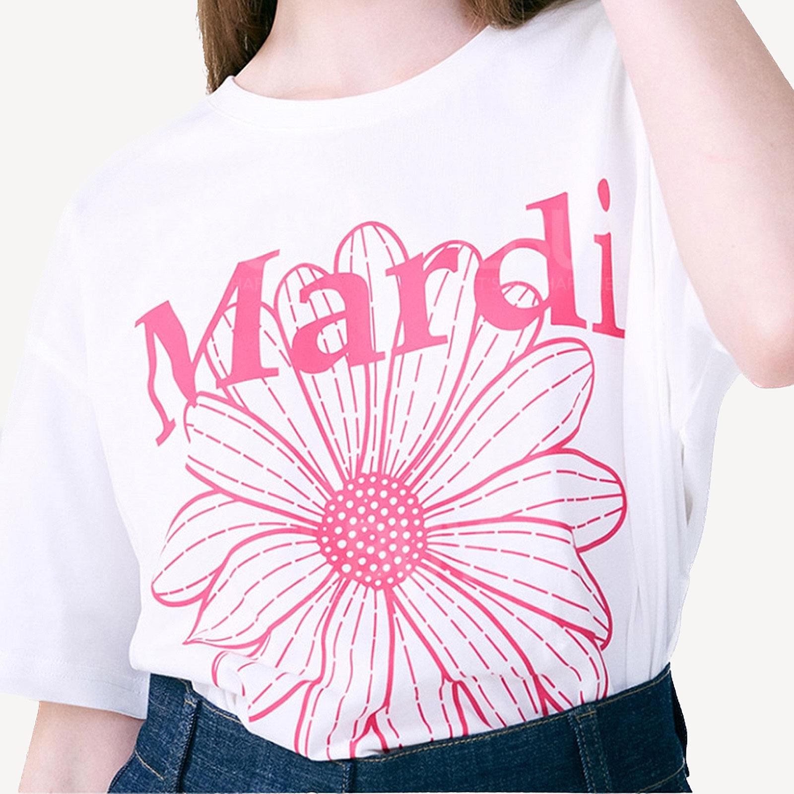  MARDI MERCREDI TSHIRT  FLOWERMARDI TEE