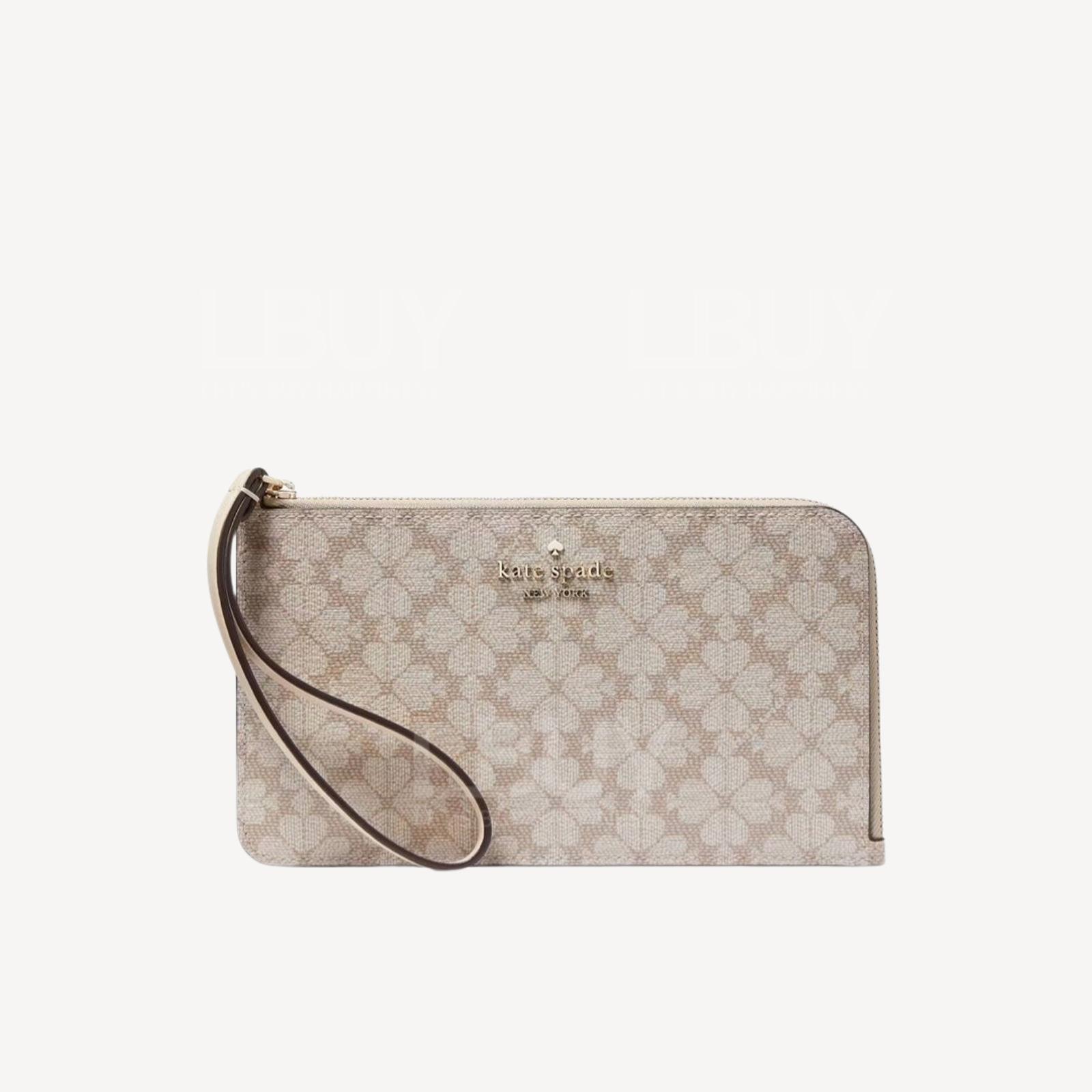 Kate Spade Flower Medium L-zip Wristlet