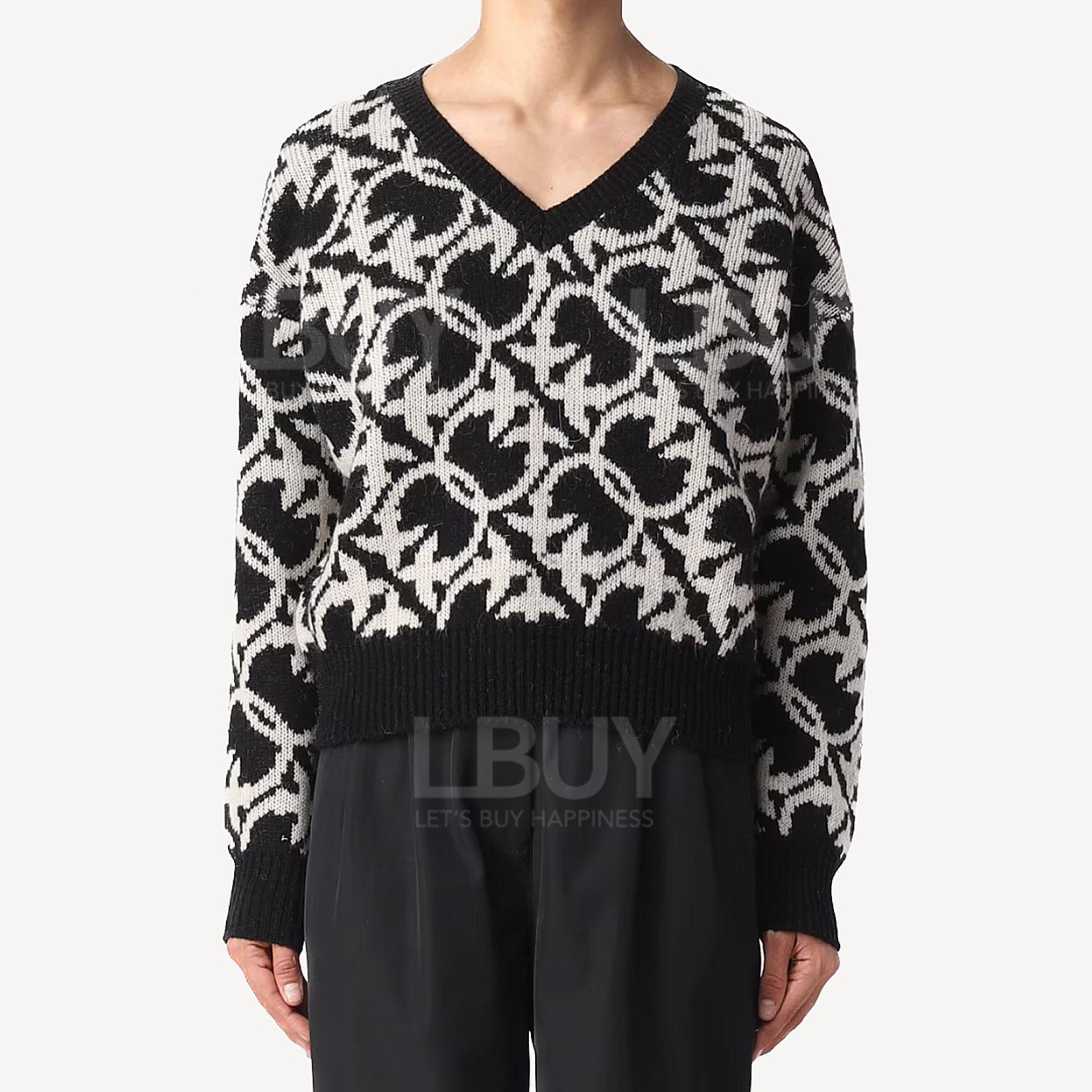 Pinko 黑色羊毛毛衣