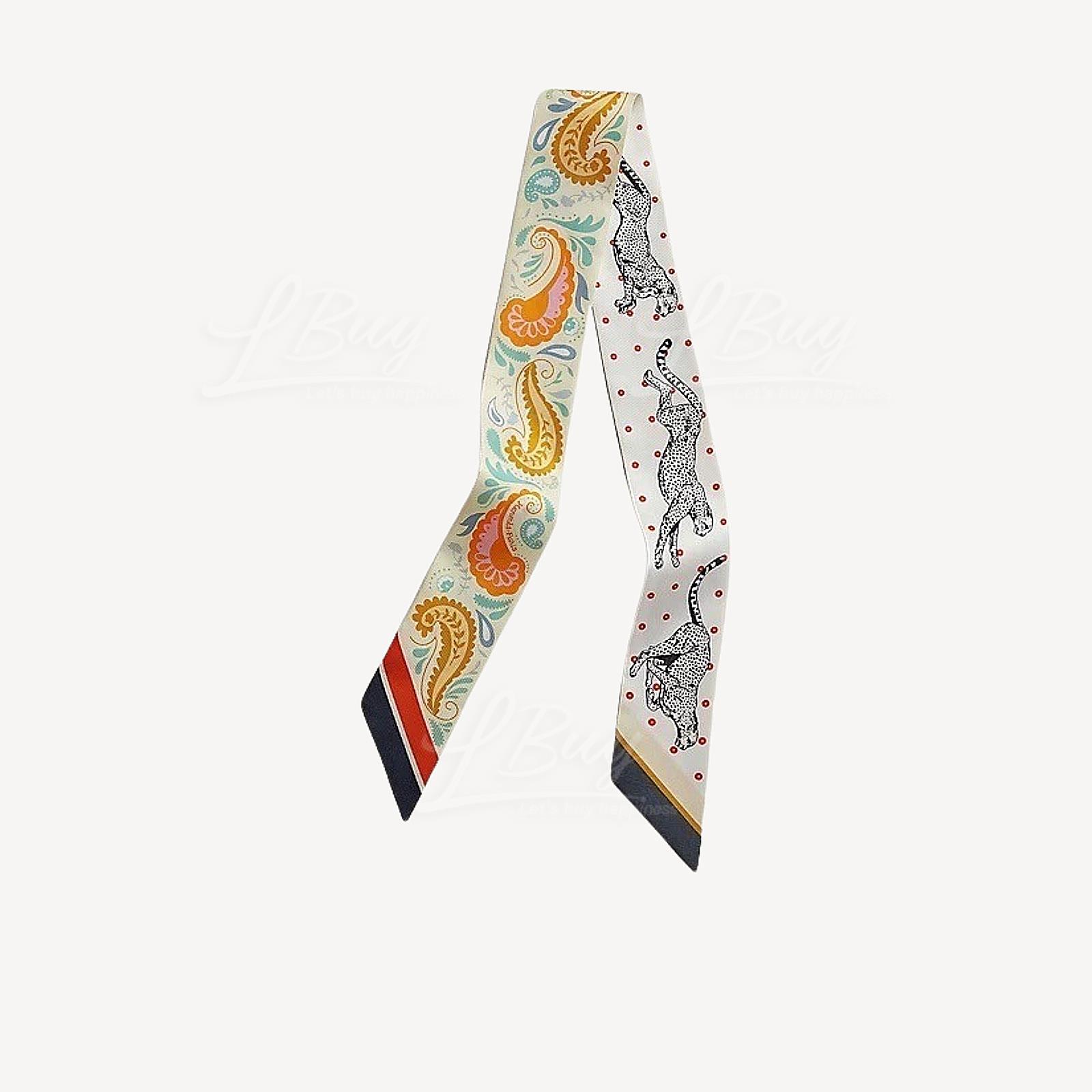 Hermes Twilly Jaune soufre Orange Vert H064179S 07
