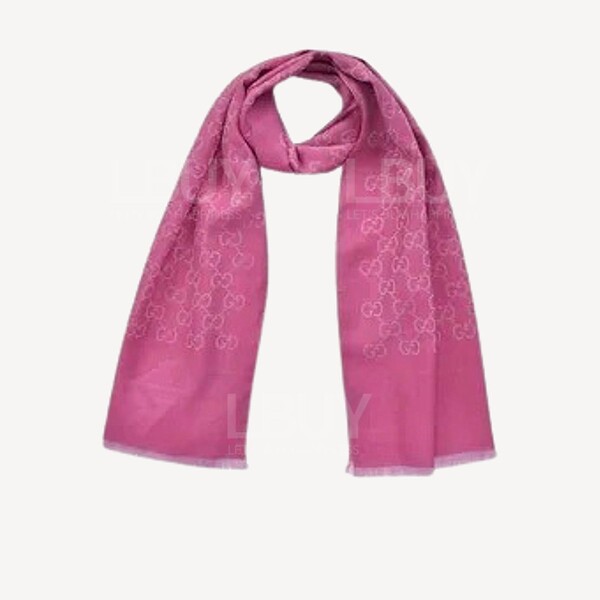 Pink 165904 3g646 グッチ GUCCI ストール マフラー ロゴ GG メンズ