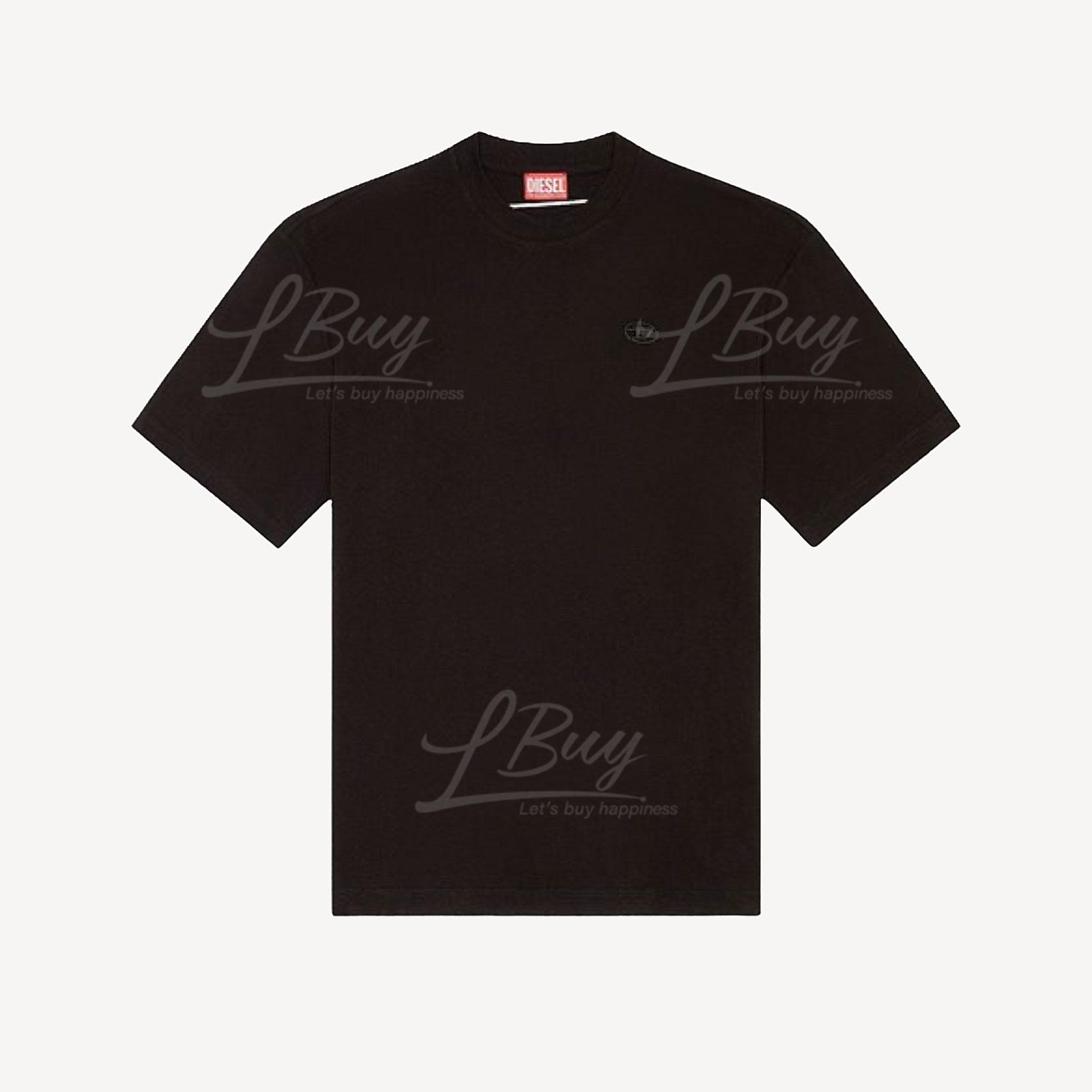 Diesel 黑色T-Boqqy-Megoval-D Tee