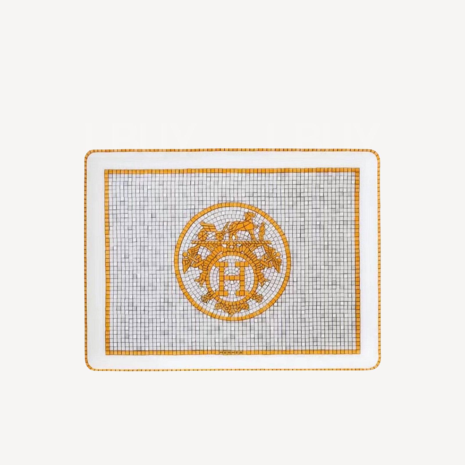 Mosaique Au 24 Sushi Plate-Gold