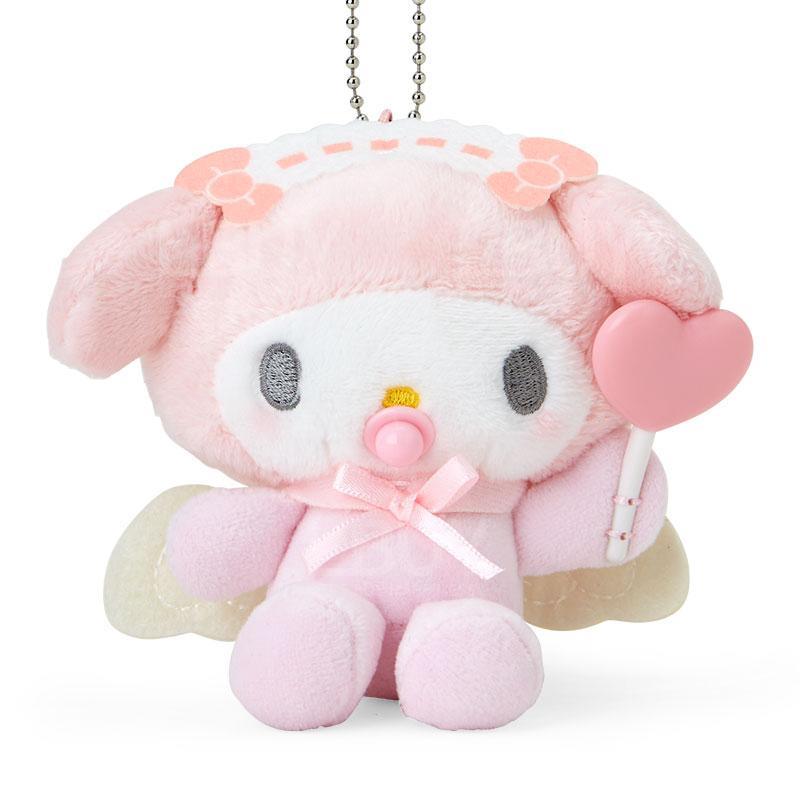 Sanrio Devil Angel BB Series My Melody Fur Doll Pendant 10.5cm