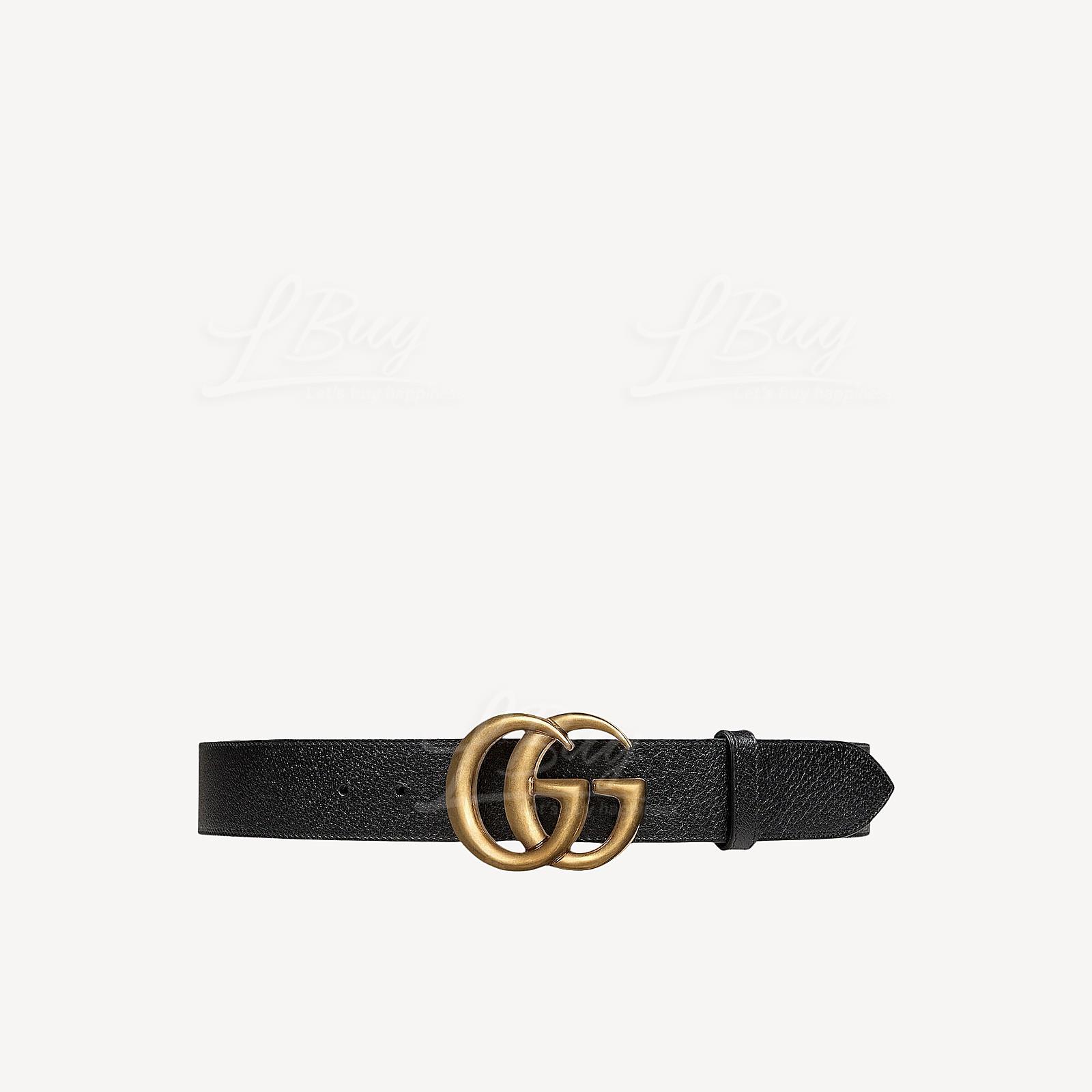 Gucci GG Marmont 宽身腰带 406831-DJ20T-1000
