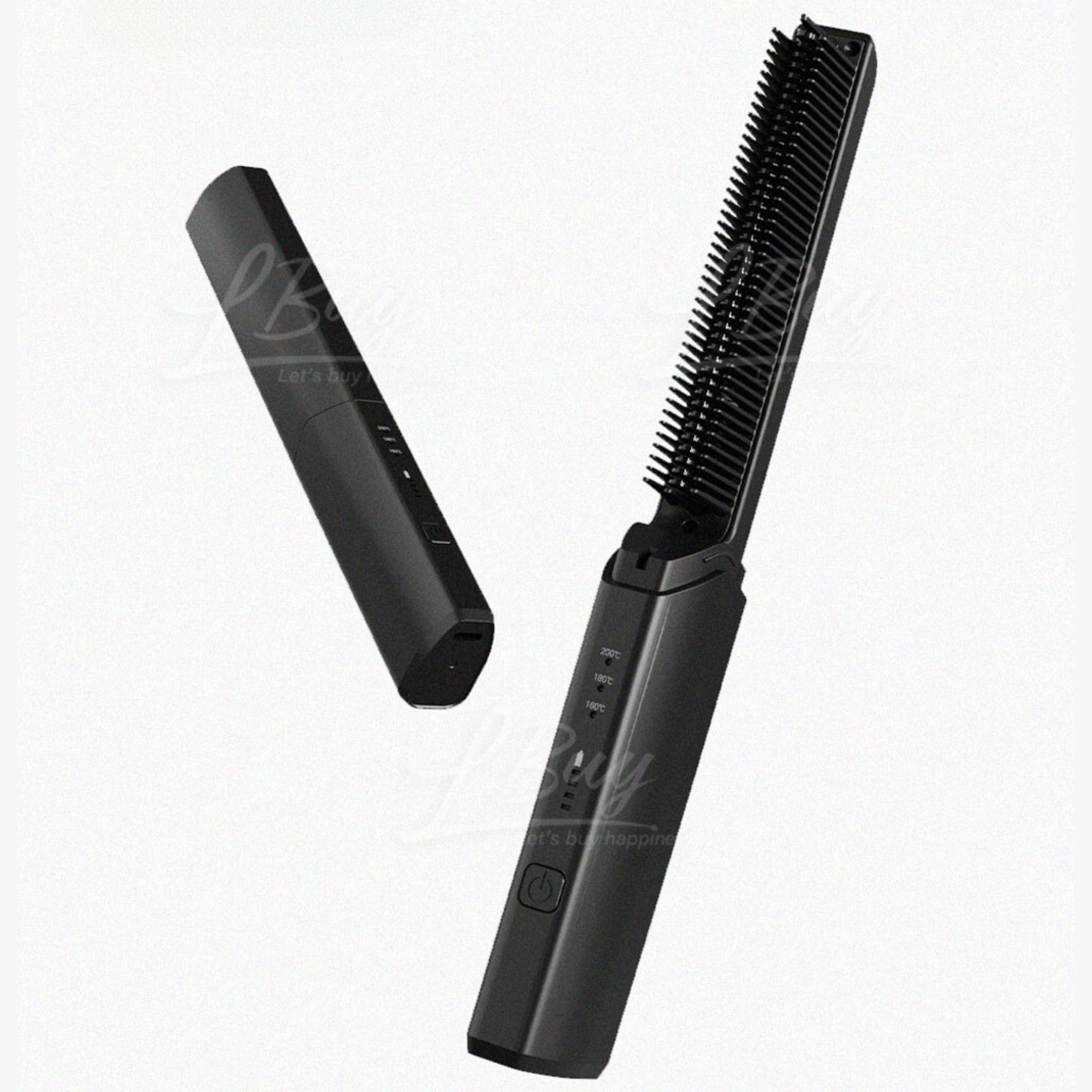 Coolean CL604 - Wireless Mini Ultra-Thin Hair Comb - Black