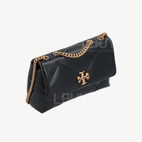 Tory Burch-Tory Burch 22cm Quilted Shoulder Bag Black 154706