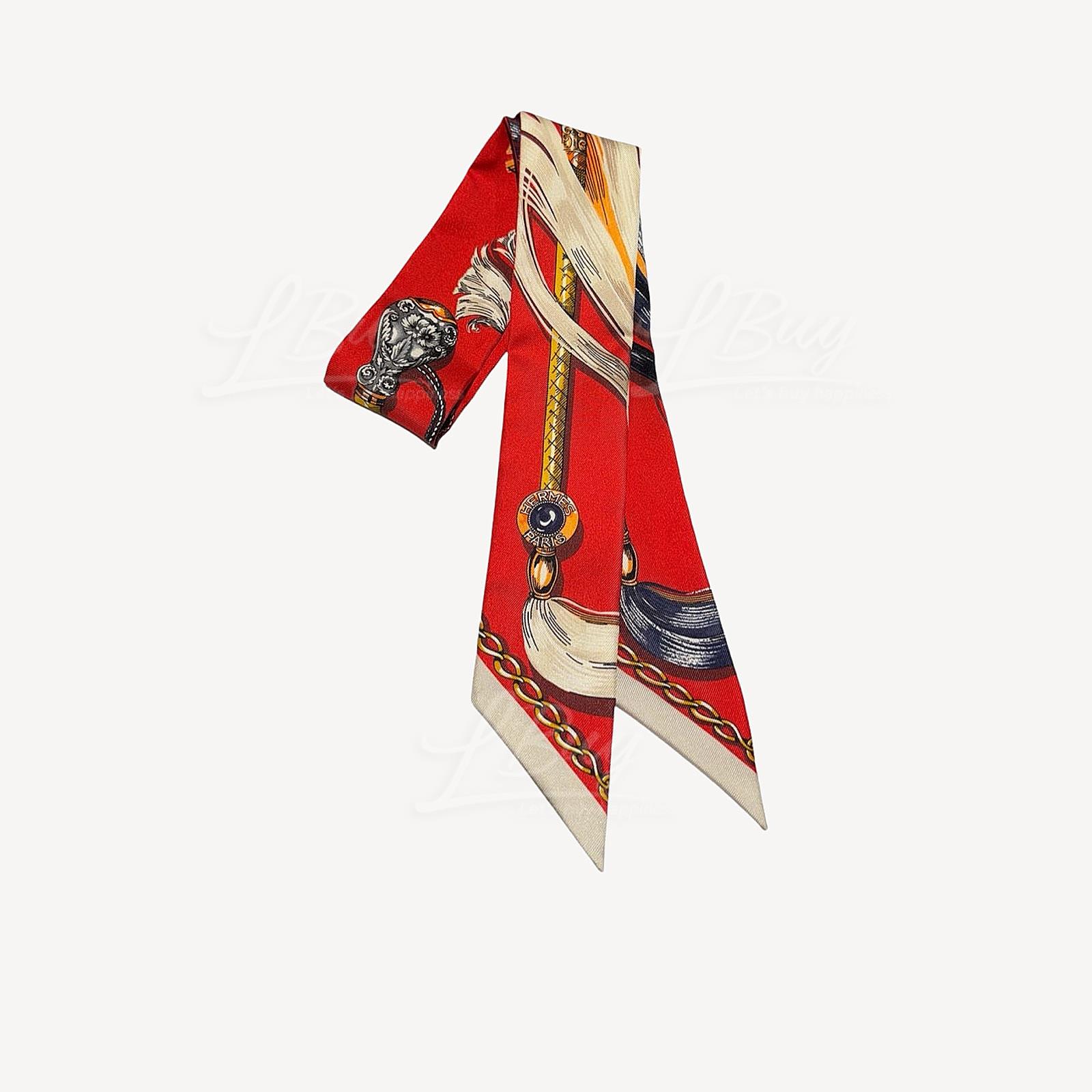 Hermes Cavalcades Twilly Red