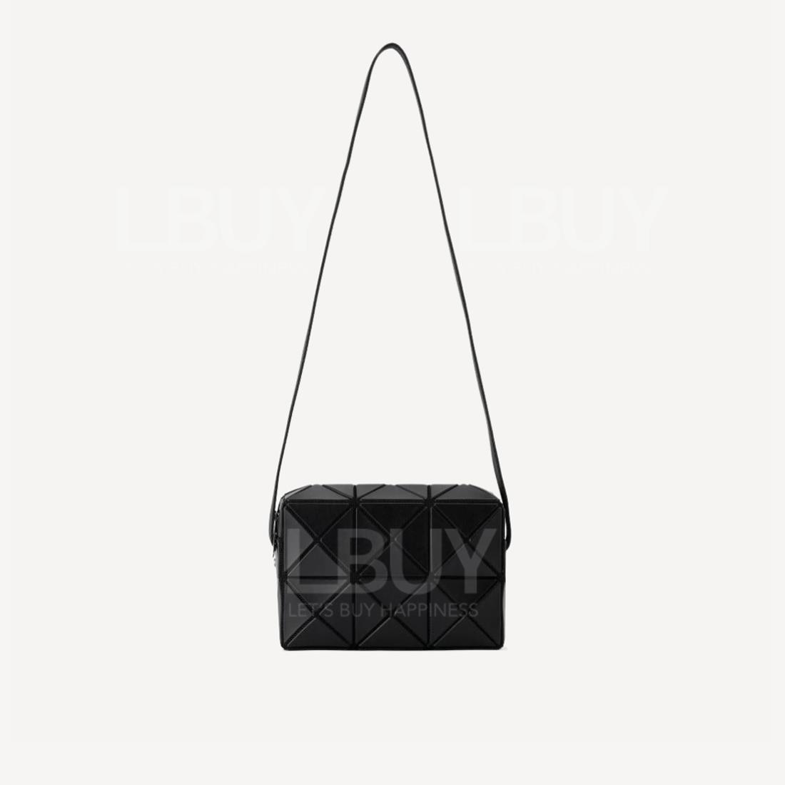 Baobao Issey Miyake Cuboid Metallic Shoulder Bag Matte Black No.16