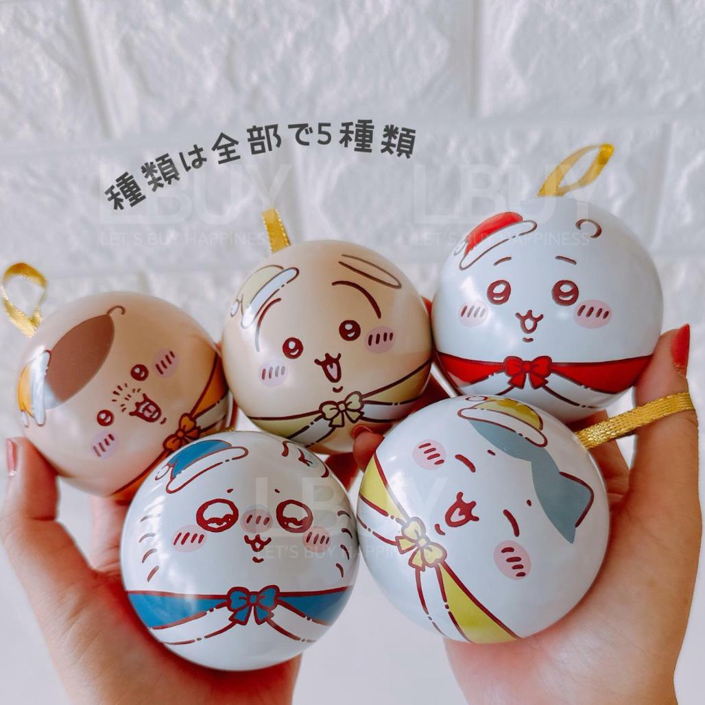 Chiikawa x Coca-Cola Christmas Ball Decoration with Rabbit Sticker
