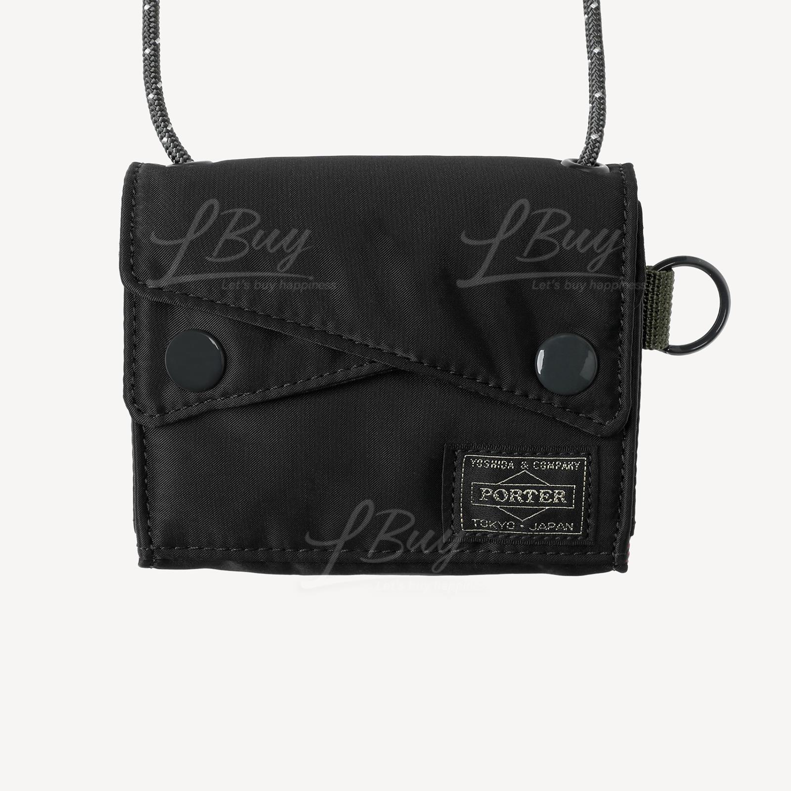 Porter PX Tanker Sling Purse (S) 掛繩銀包 黑色