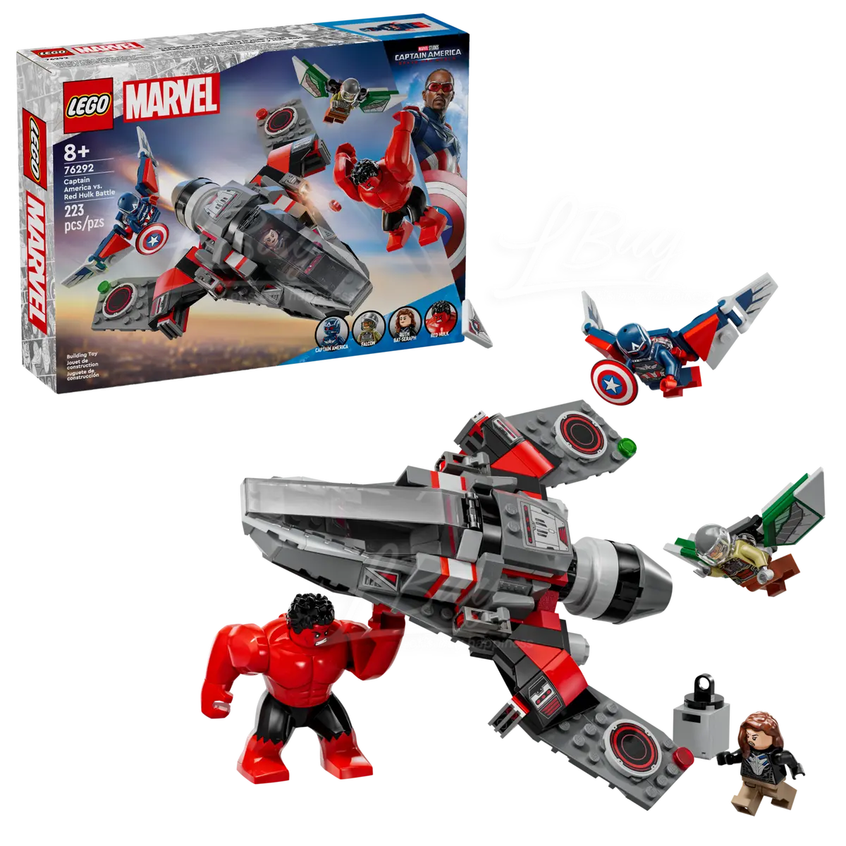 LEGO 76292 Marvel Captain America vs. Red Hulk Battle 8+