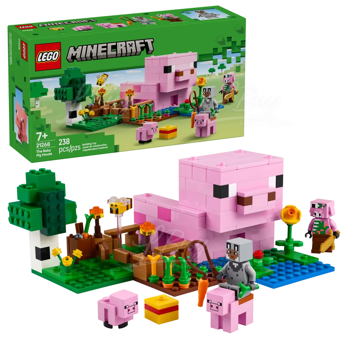 LEGO 21268 Minecraft 豬寶寶小屋 7+