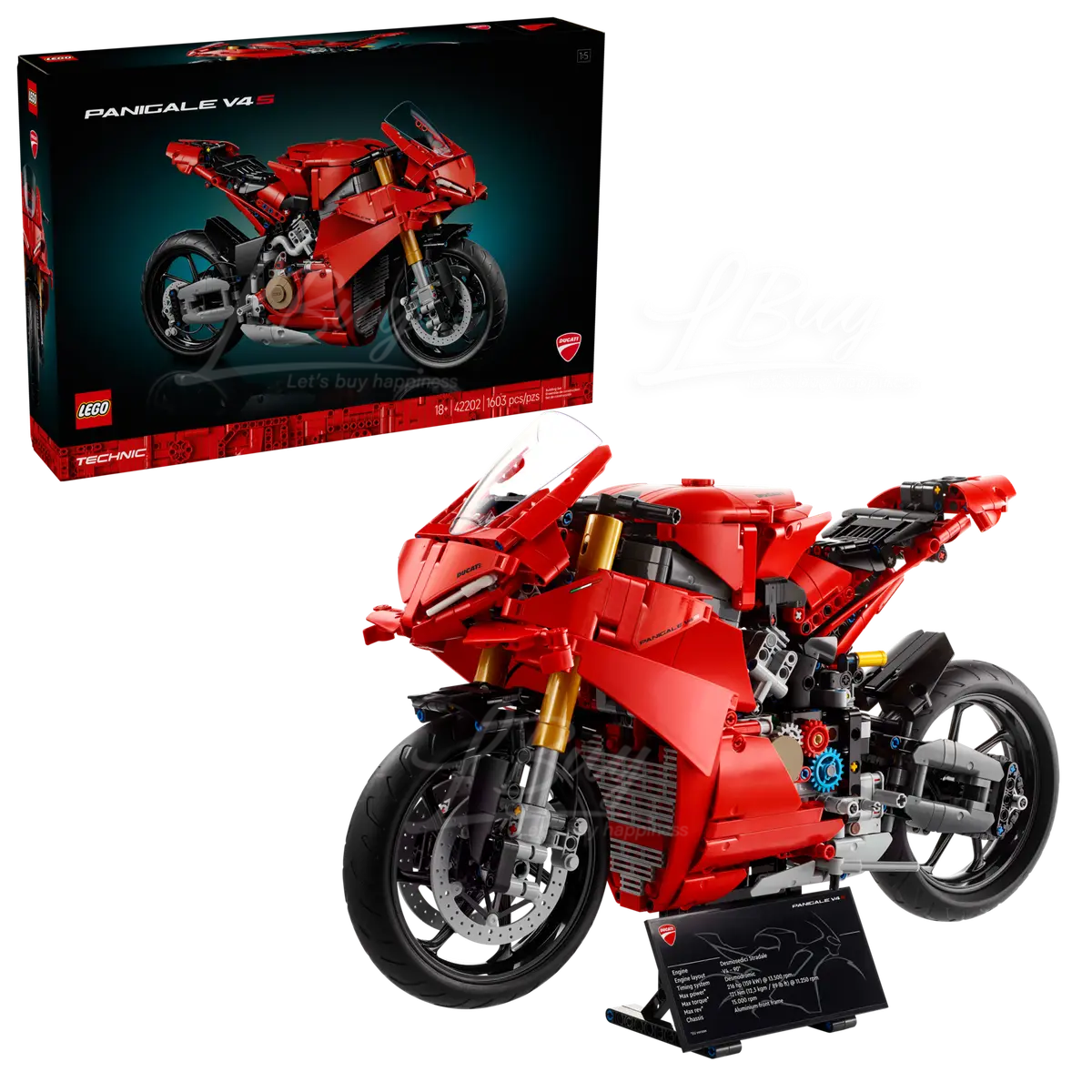 LEGO 42202 Technic Ducati Panigale V4 S Motorcycle 競技摩托車 18+