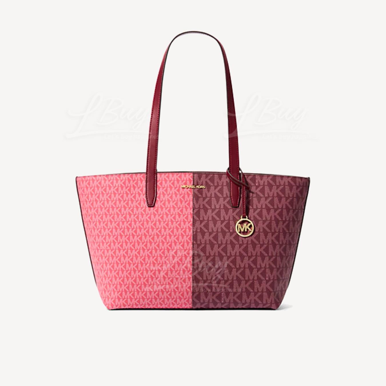 Michael Kors Jet Set Medium Two-Tone Logo Tote Bag