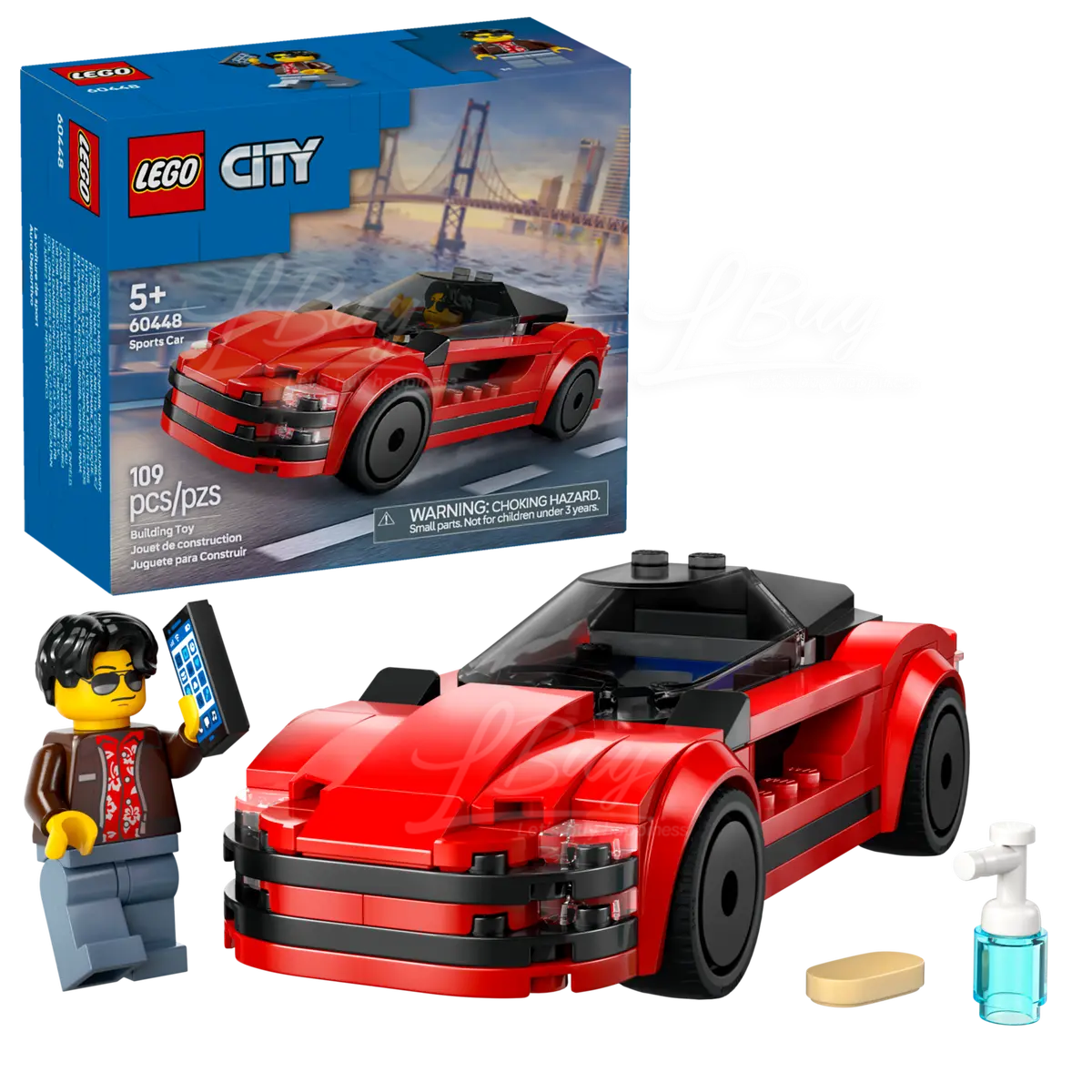 LEGO 60448 City 红色跑车 5+