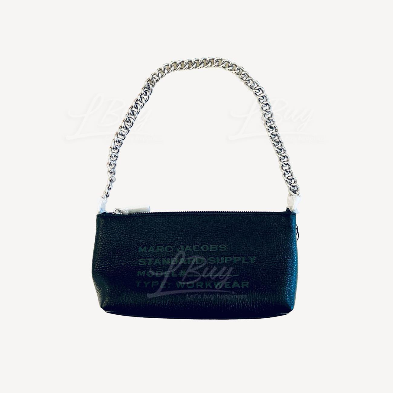 Marc Jacobs Leather wallet wristlet 黑色