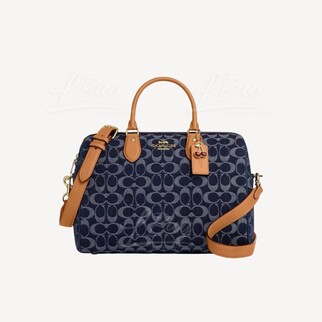 Coach  Rowan Large Satchel Bag In Signature Canvas