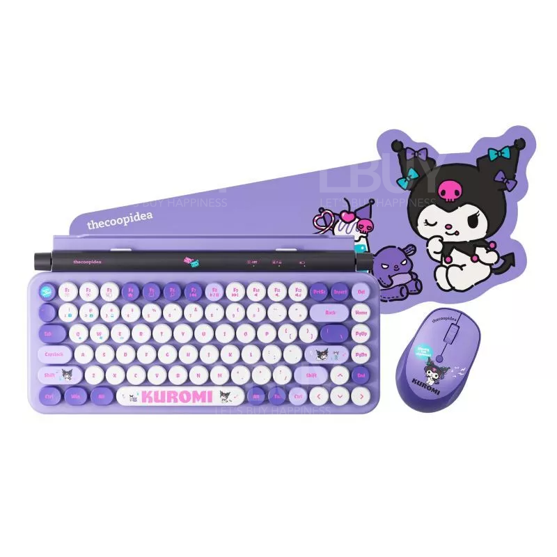 thecoopidea x Sanrio Retro Tappy 无线键盘及滑鼠套装 Kuromi