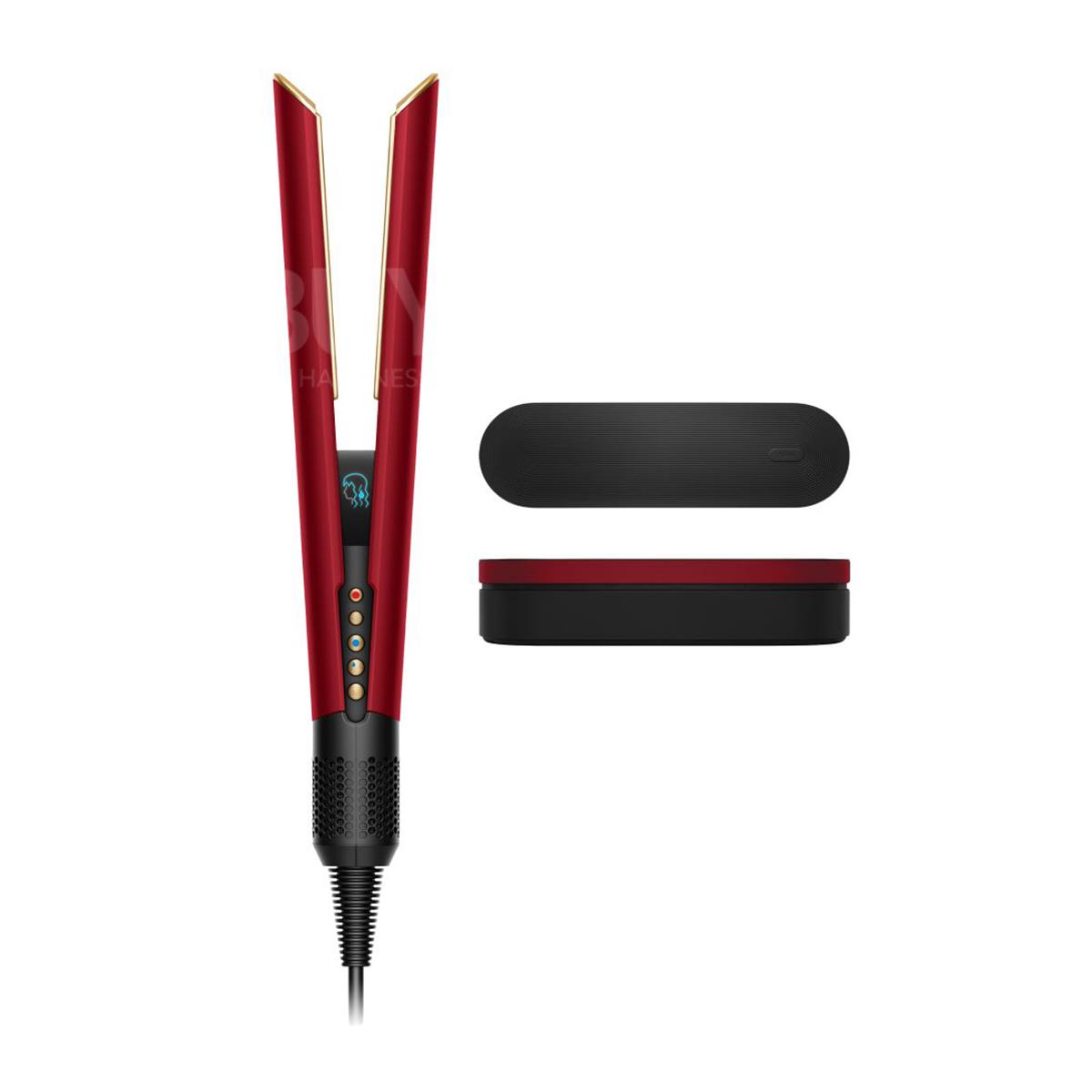 Dyson HT01 Airstrait™ 二合一吹風直髮器 - 絲絨紅 禮盒版