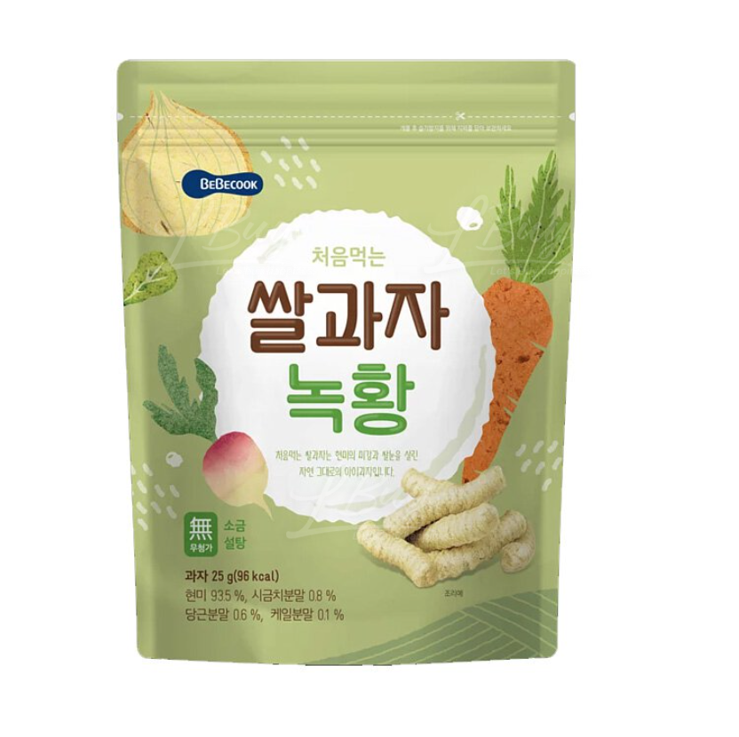 Bebecook Rice Snack Veggie Flavor 25g (7M+)