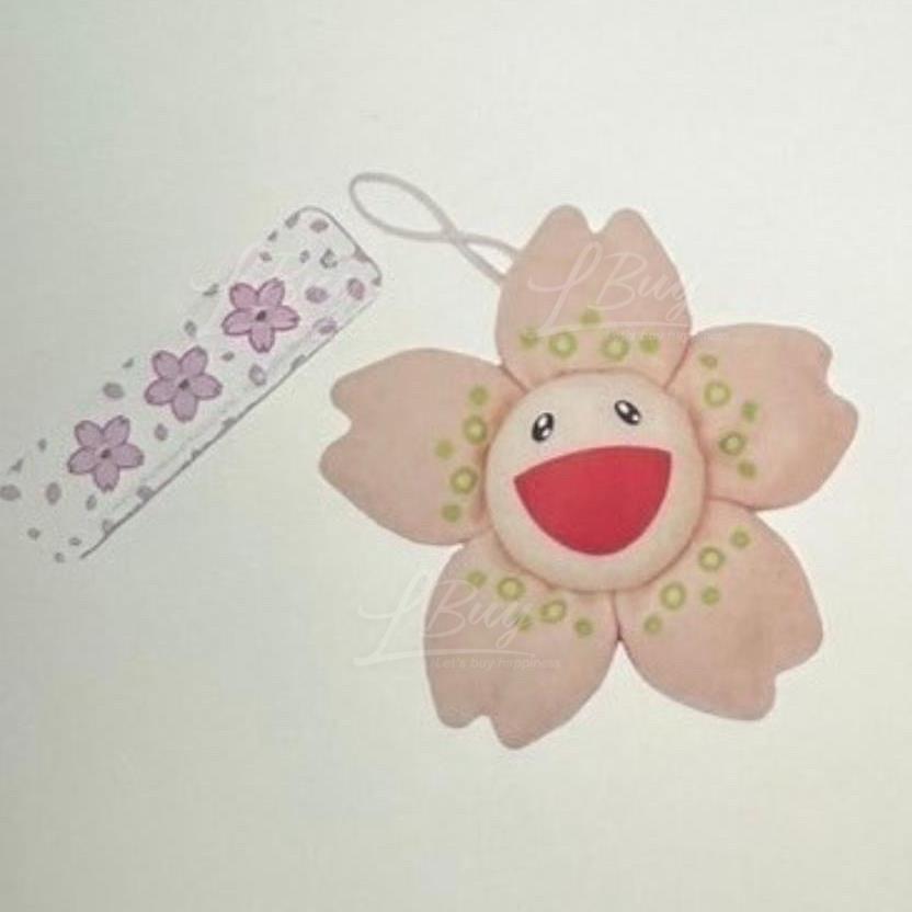村上隆 Flower 櫻花粉紅色扣針
