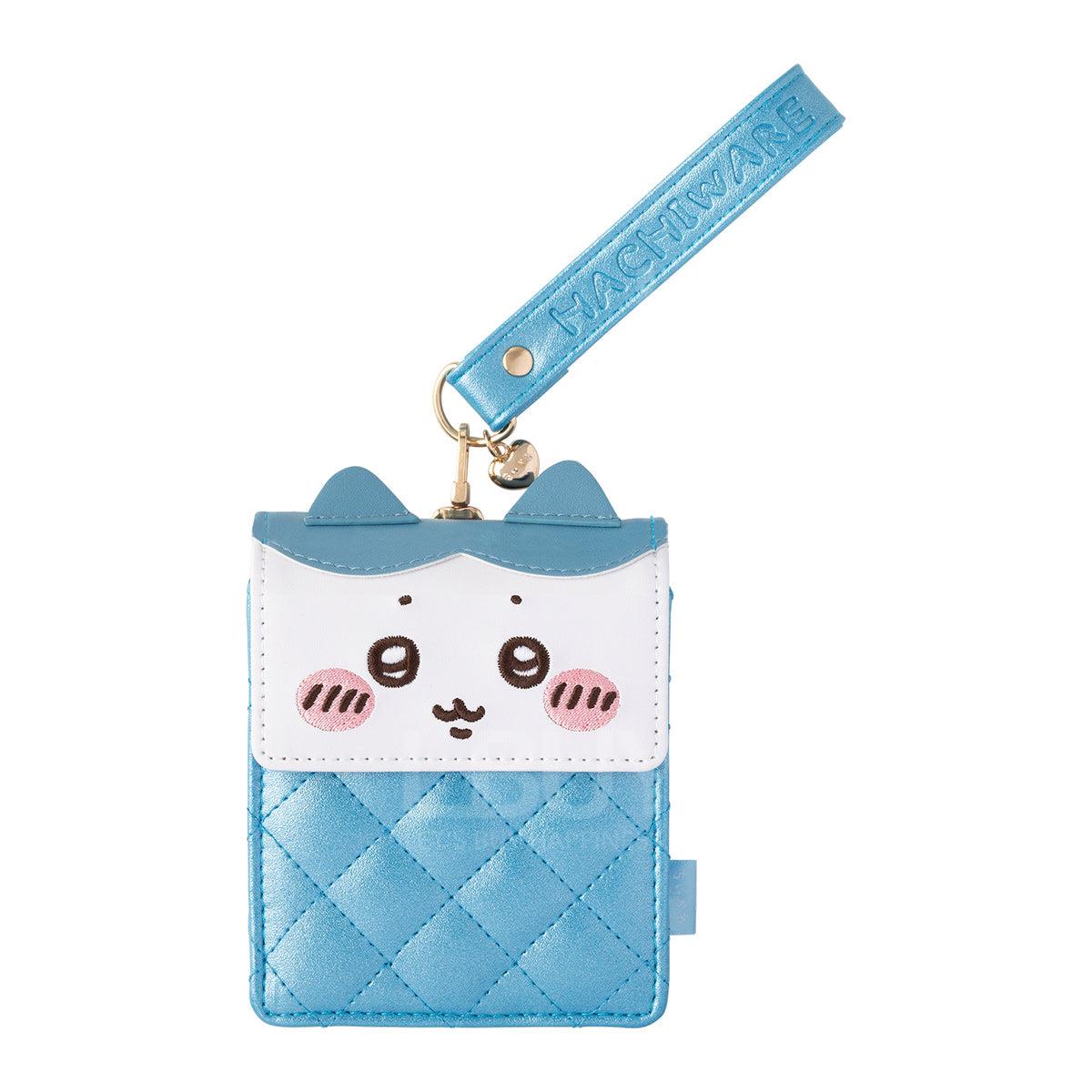 Chiikawa 垂蓋磁石開關皮質收納包 小八